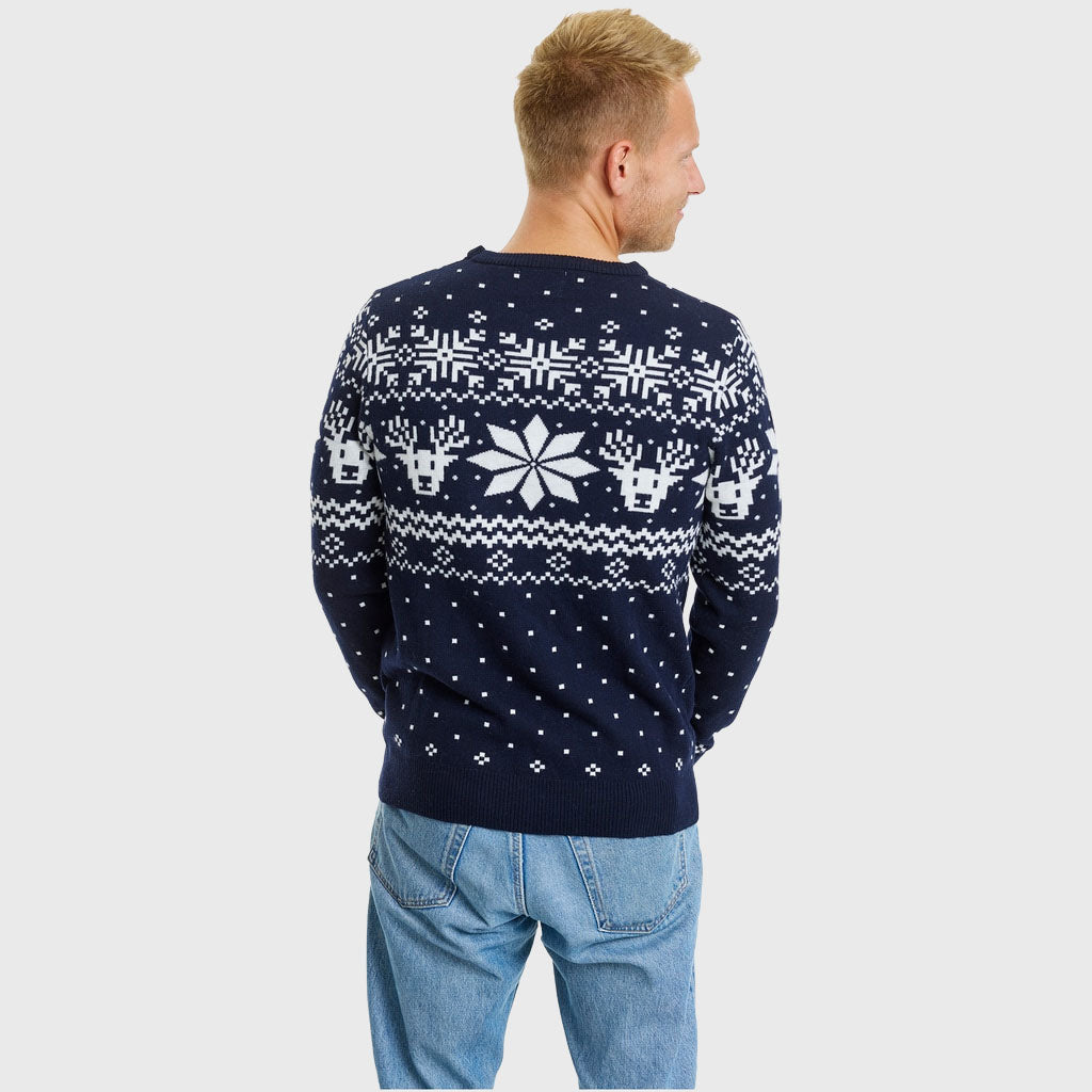 Merino julesweater - Herre