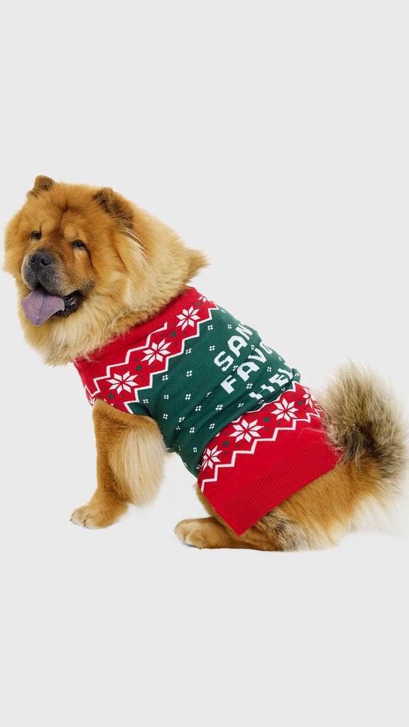 Julemandens favorit hundejulesweater