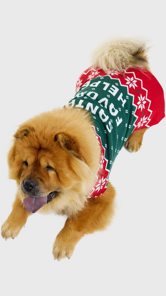 Julemandens favorit hundejulesweater