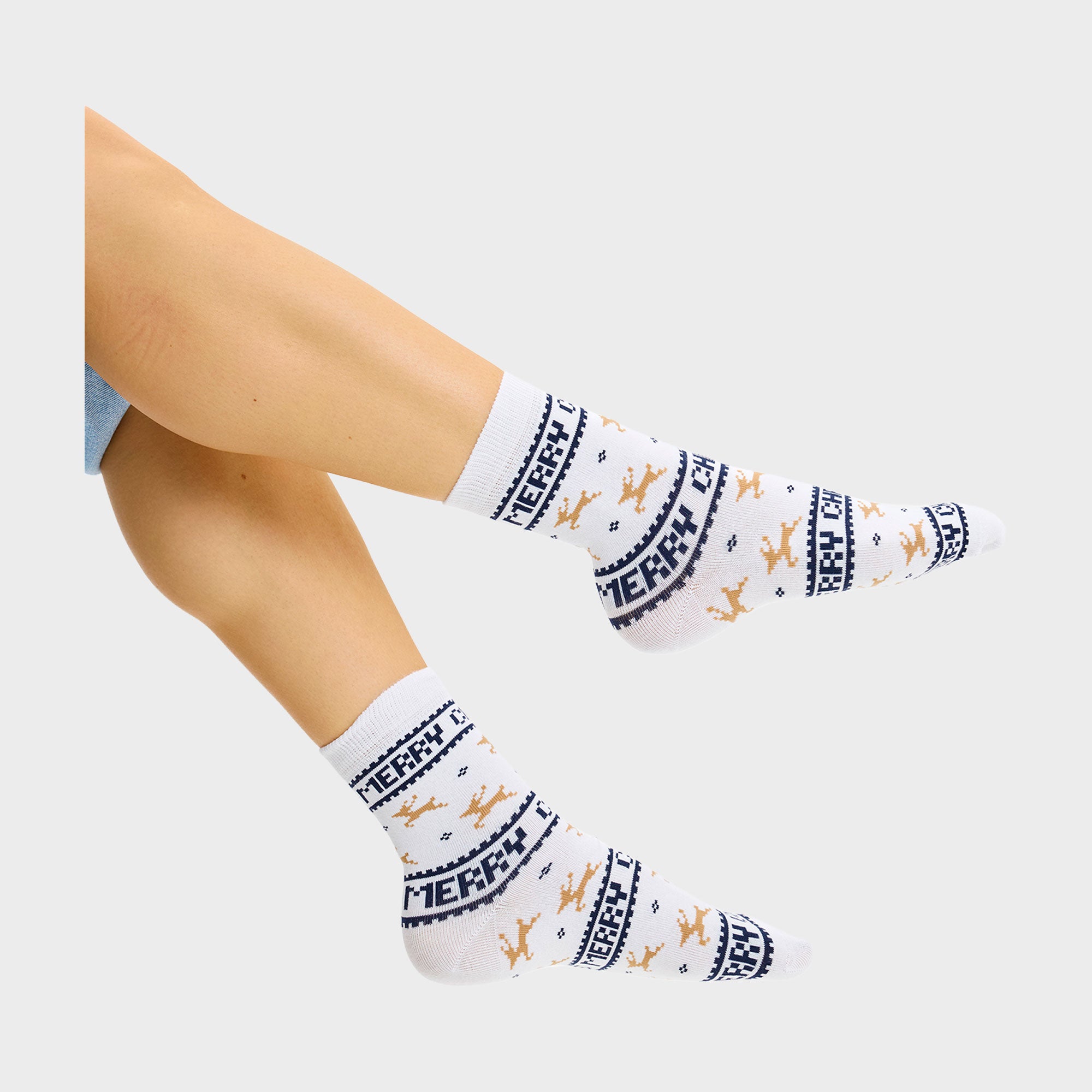 The Elegant Socks Creme