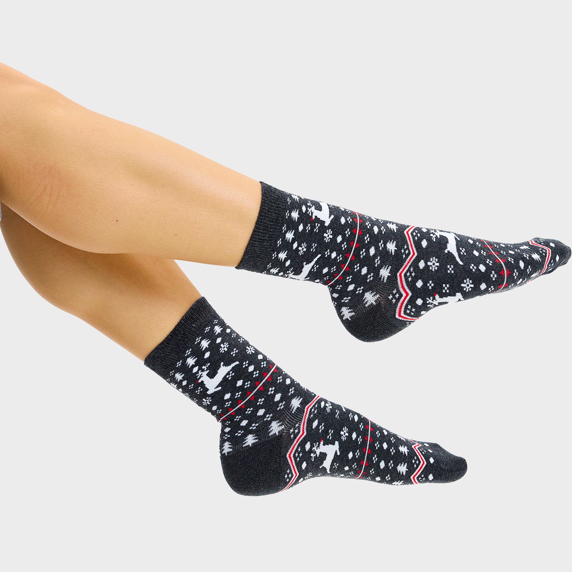 The Stylish Christmas Socks Grey