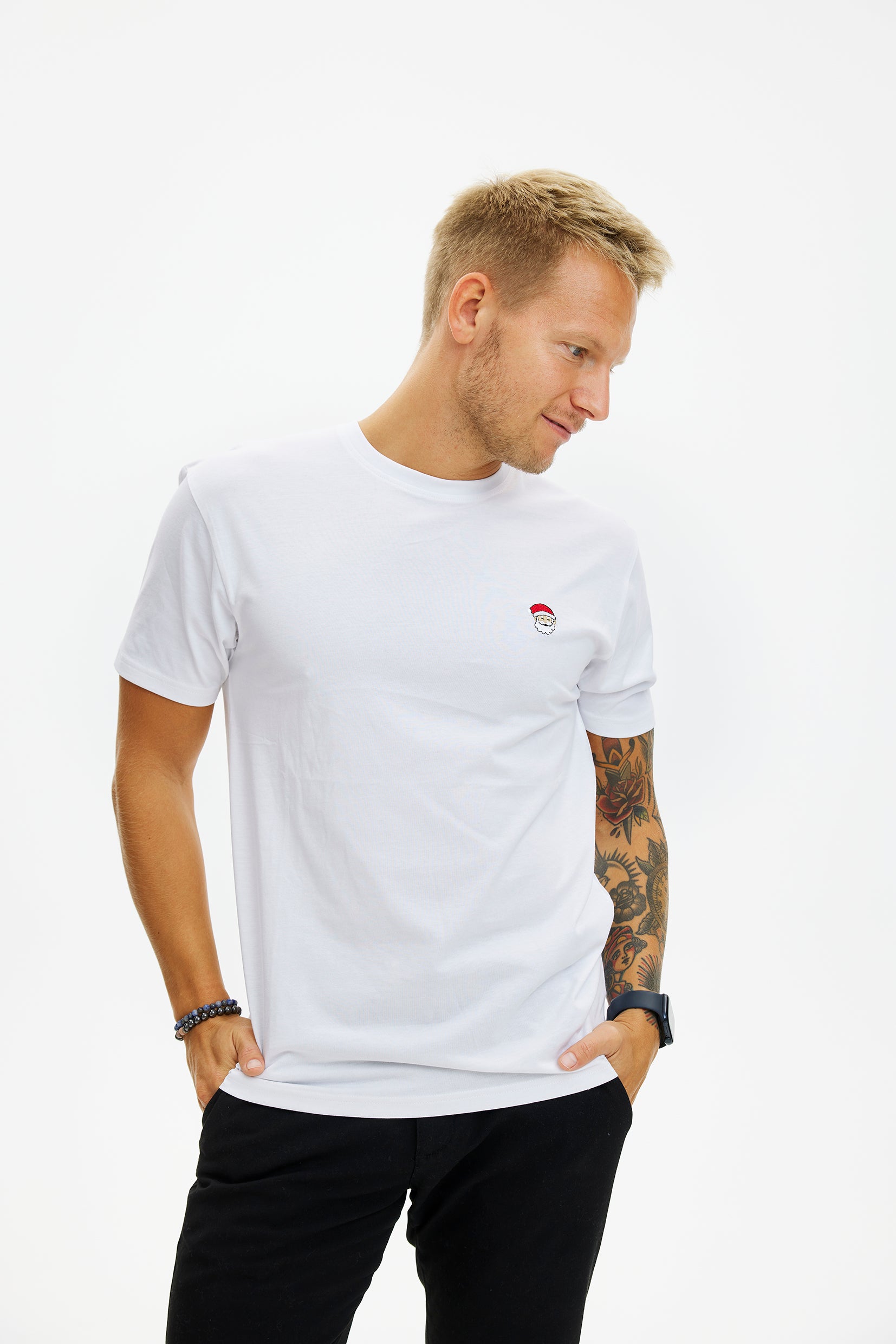 The Santa Claus T-shirt white - 24ORGA11