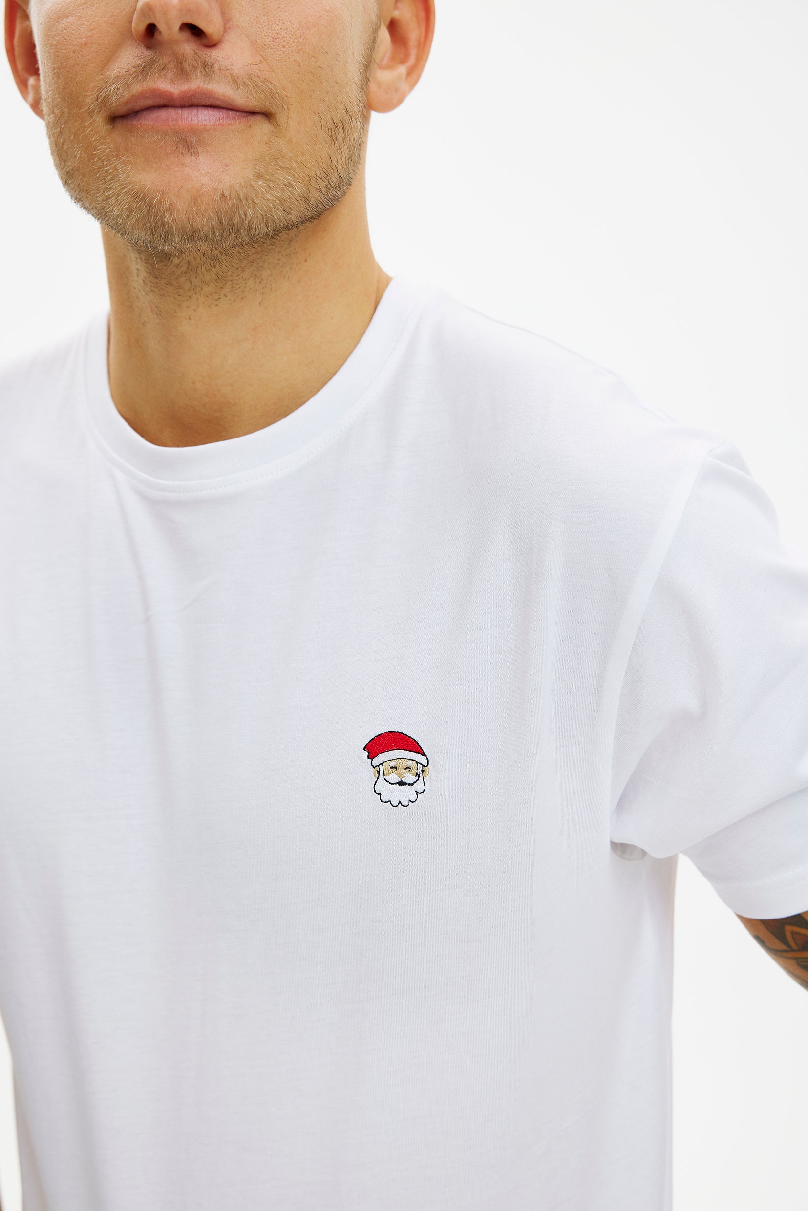 The Santa Claus T-shirt white - 24ORGA11