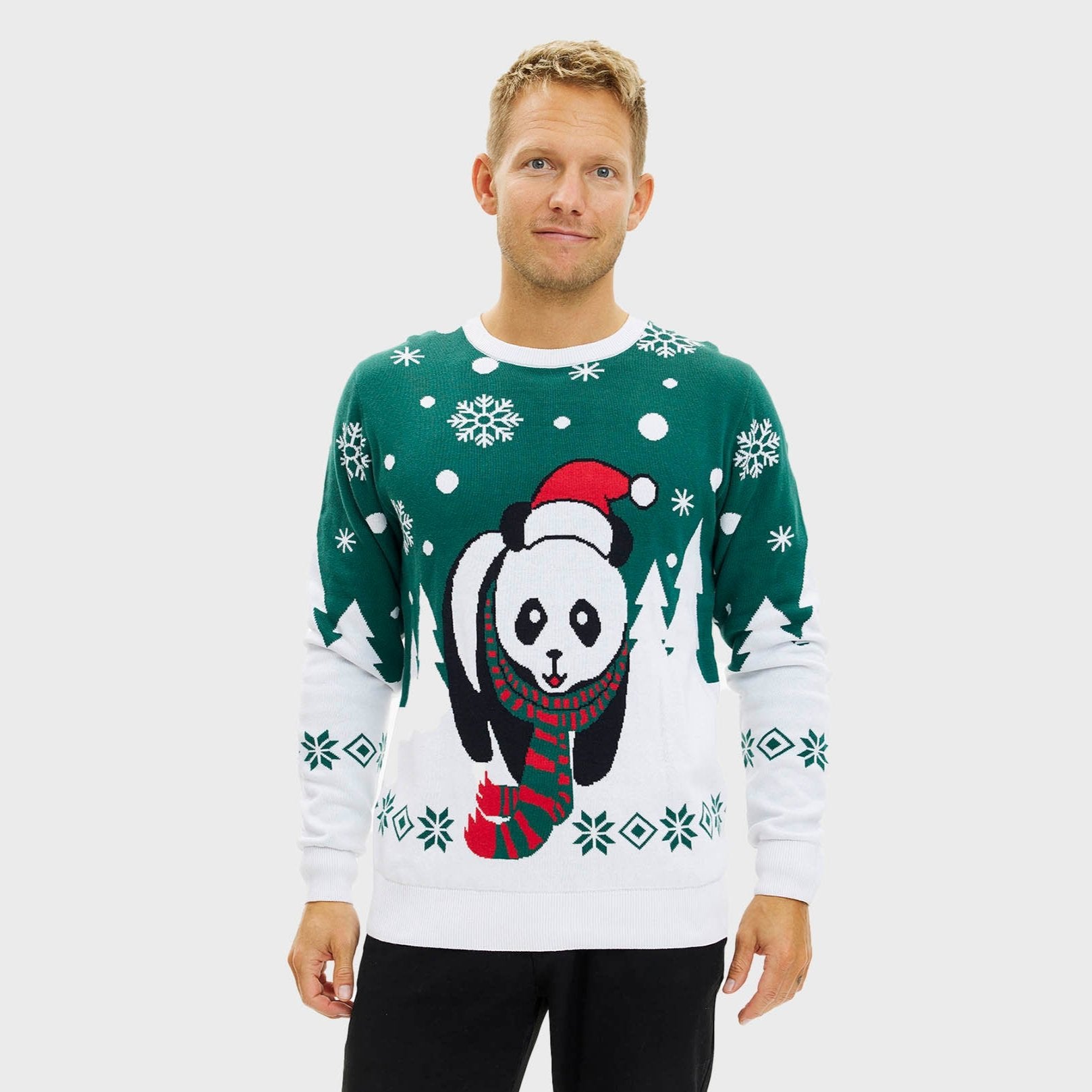 WWF - Pandaens julesweater - Herre.