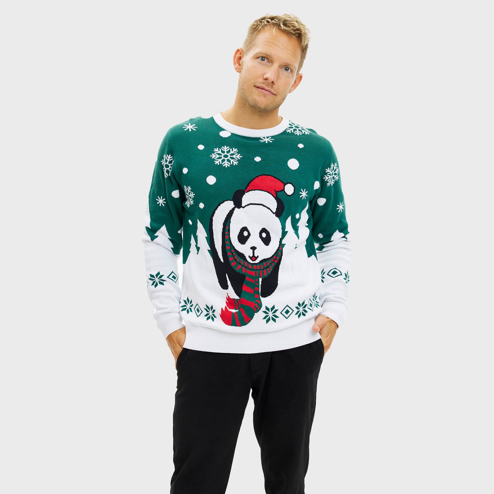 WWF - Pandaens julesweater - Herre.