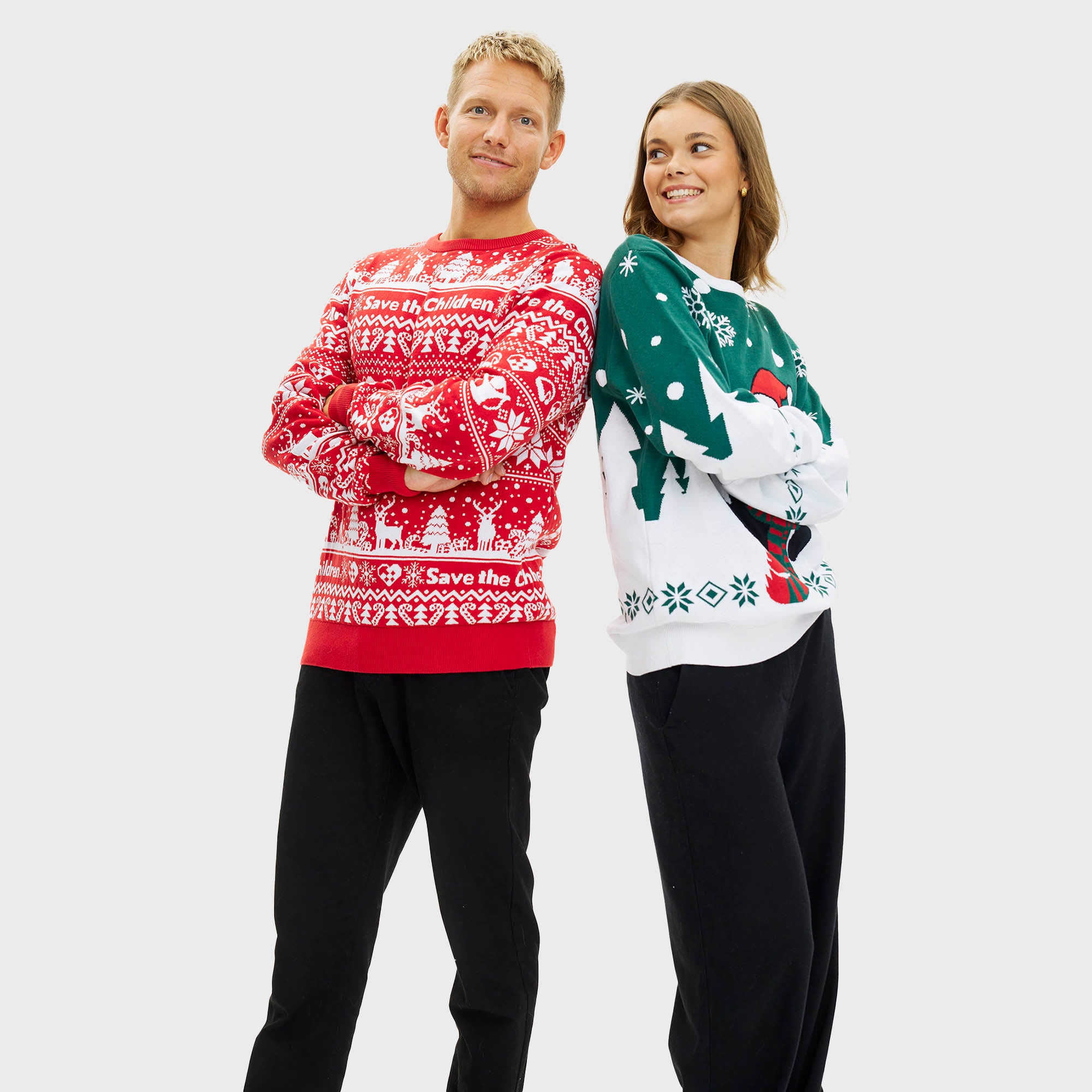 WWF - Pandaens julesweater - Herre.