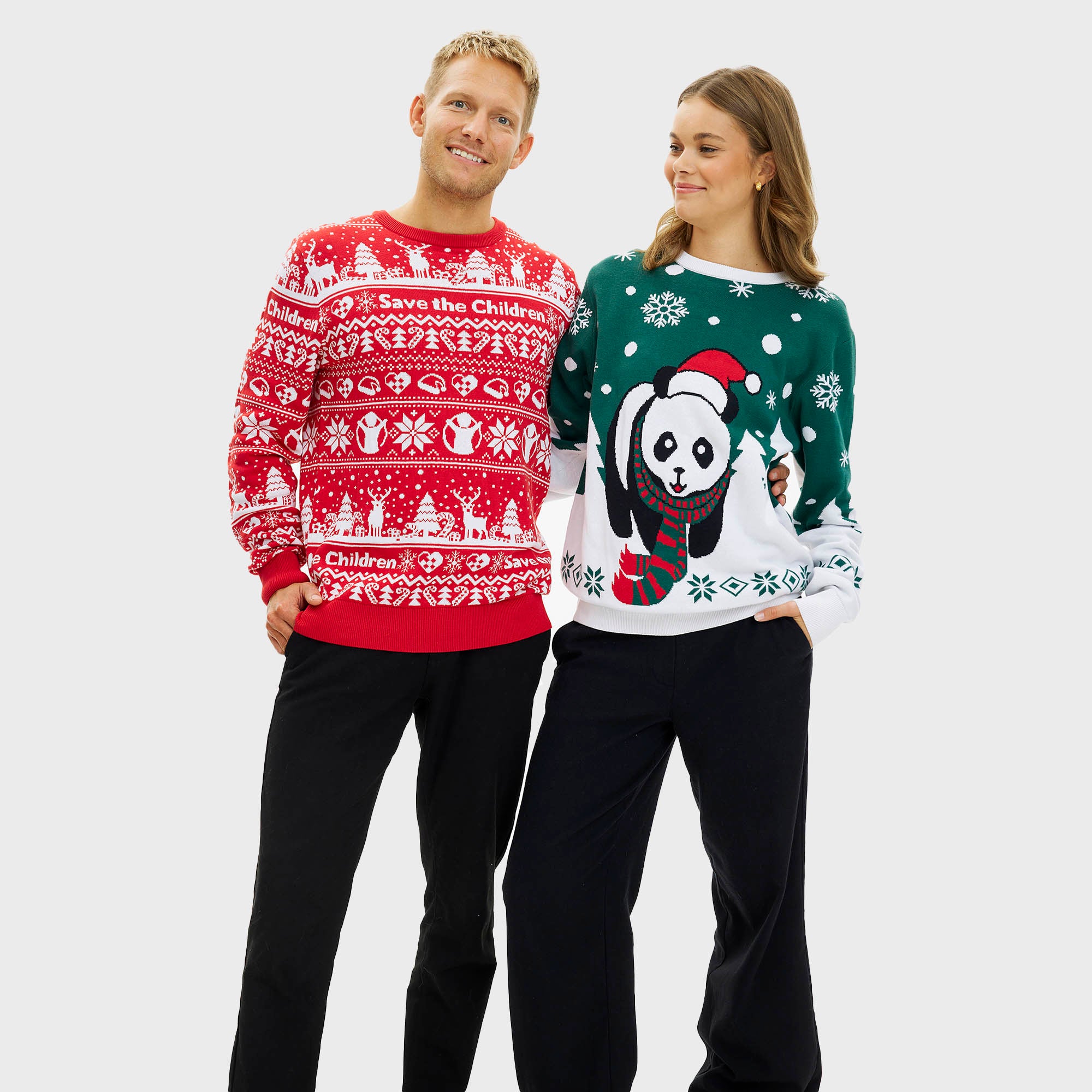 WWF - Pandaens julesweater - Herre.