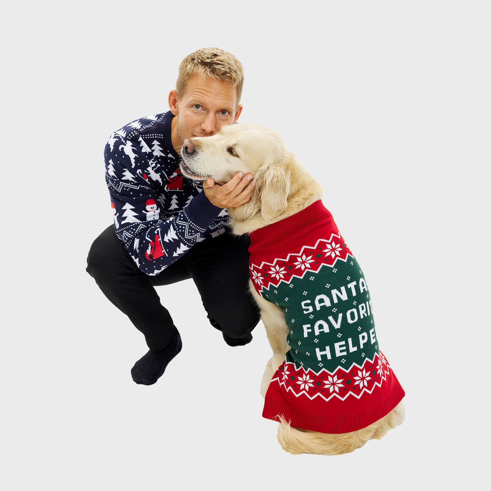 Julemandens favorit hundejulesweater