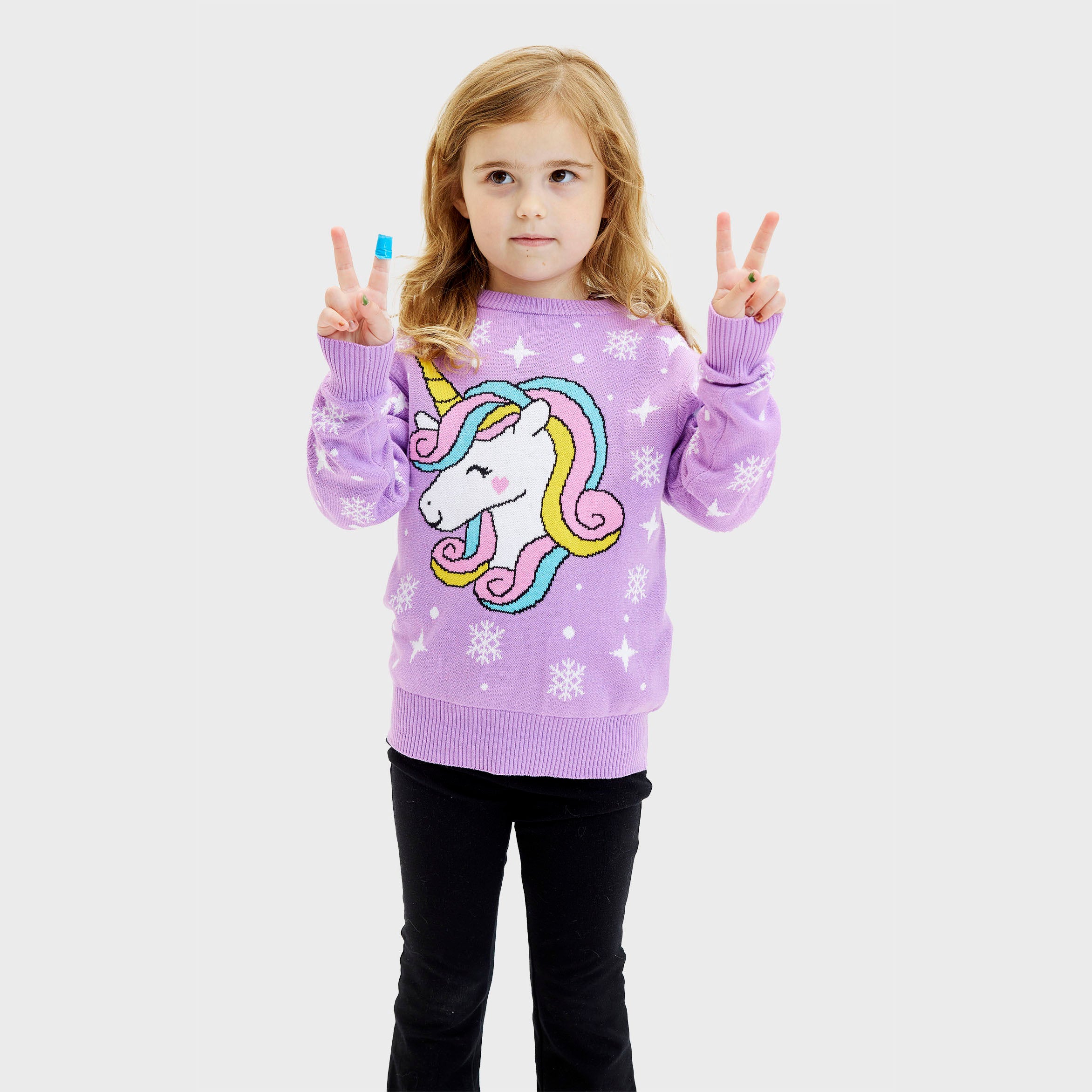 Unicorn julesweater - barn