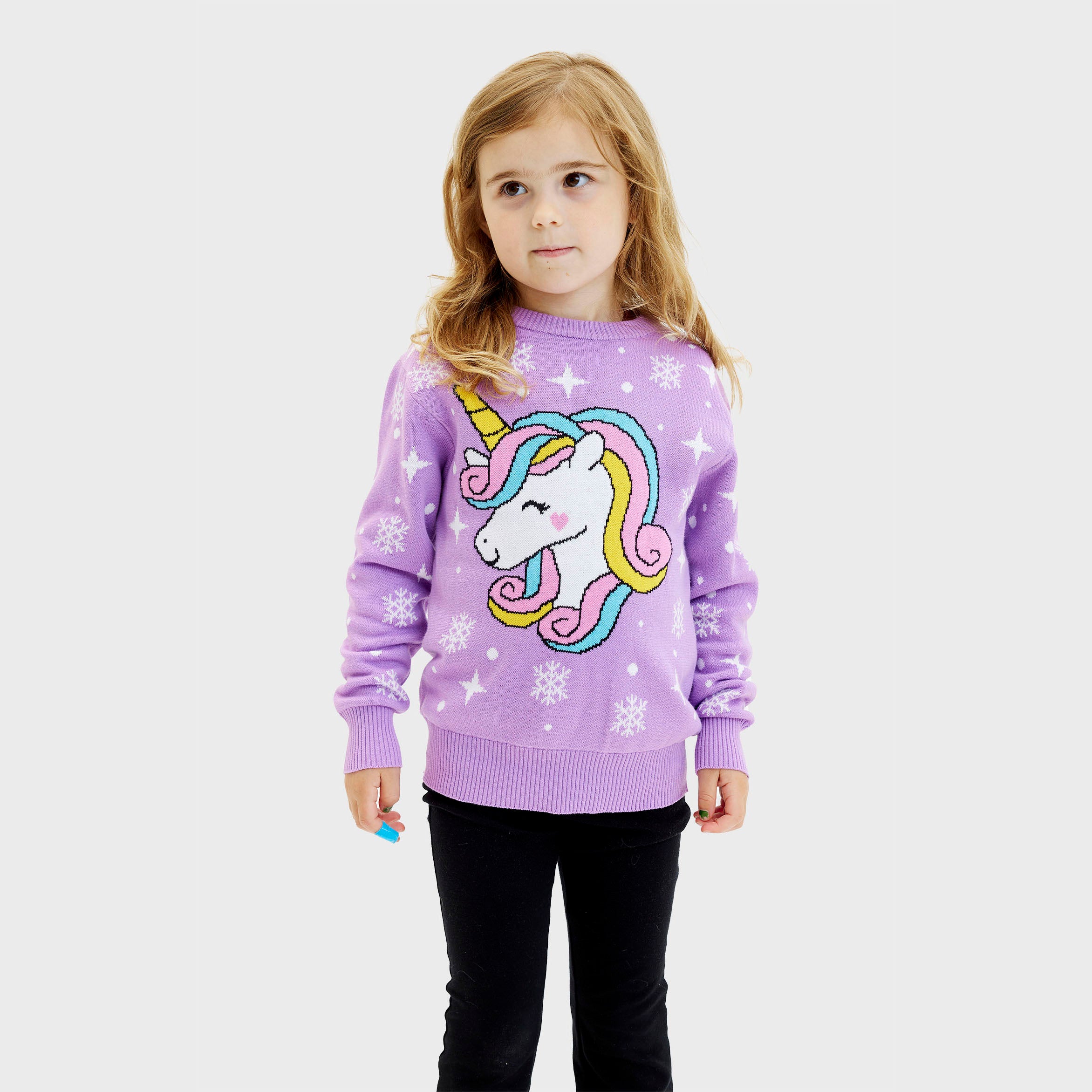 Unicorn julesweater - barn