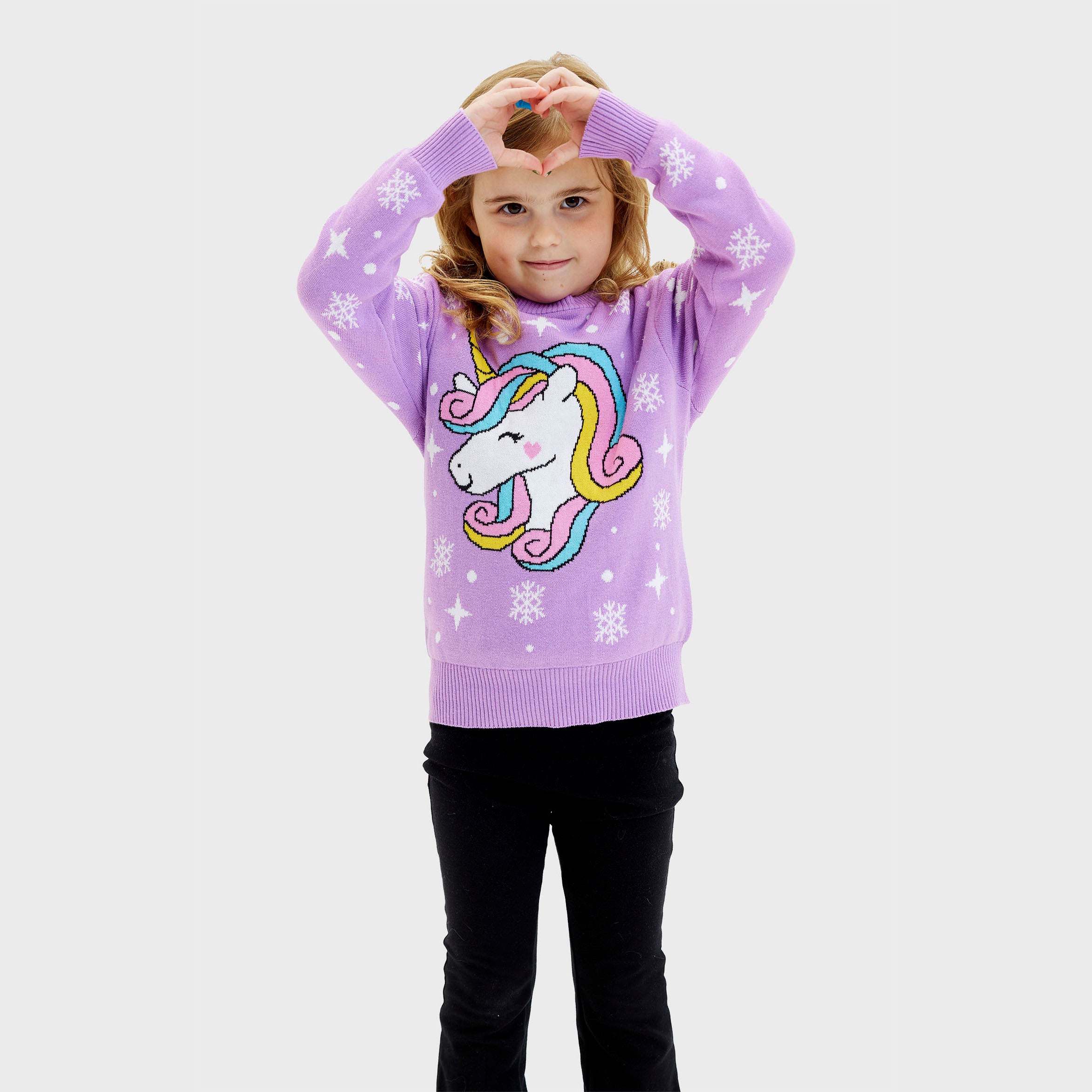 Unicorn julesweater - barn