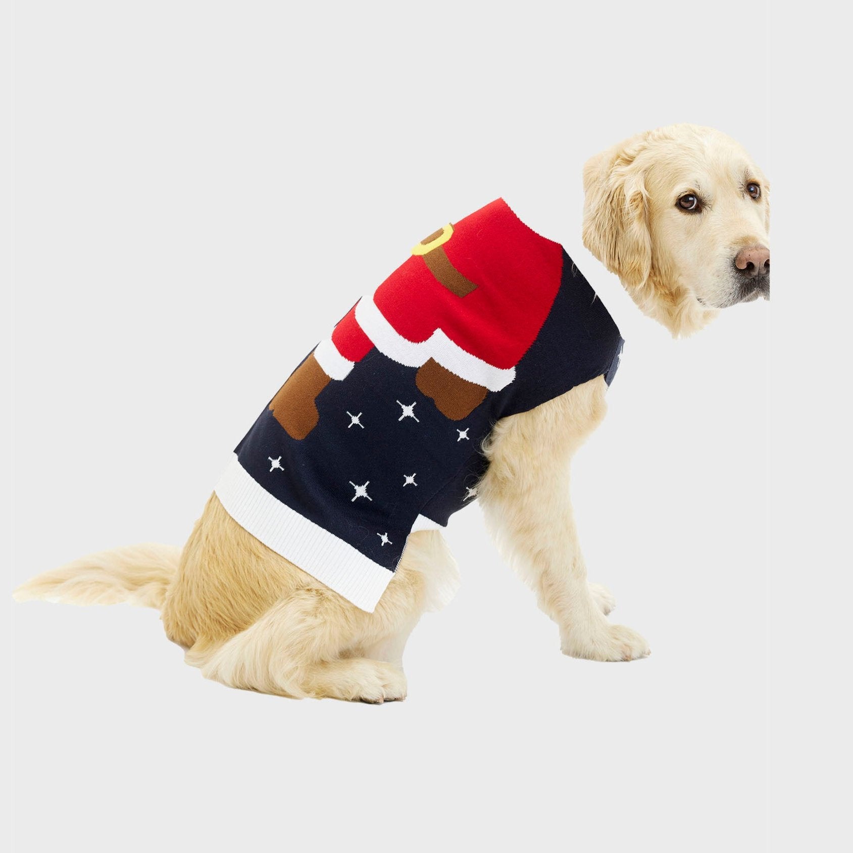 Santas lille hjælper hundejulesweater