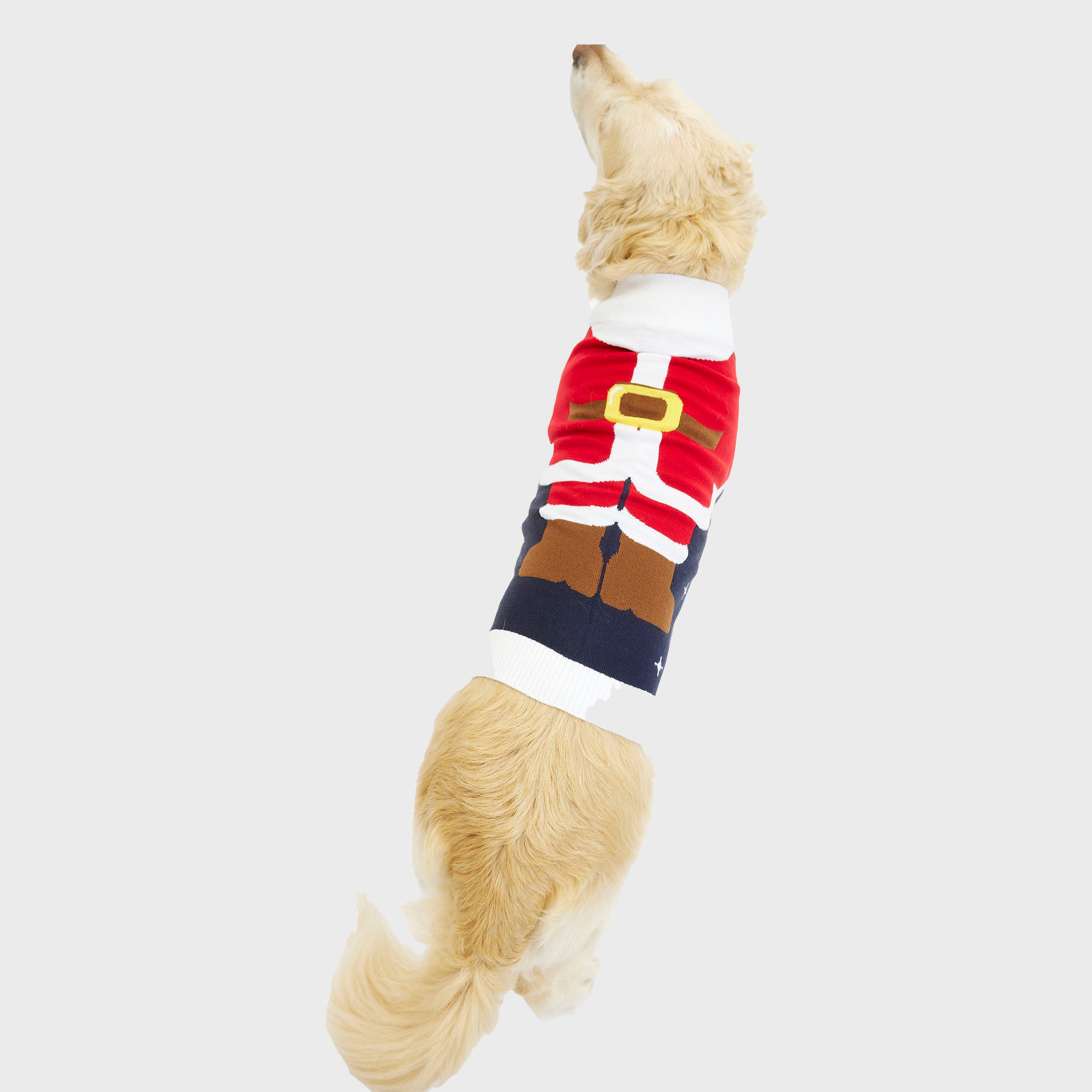 Santas lille hjælper hundejulesweater