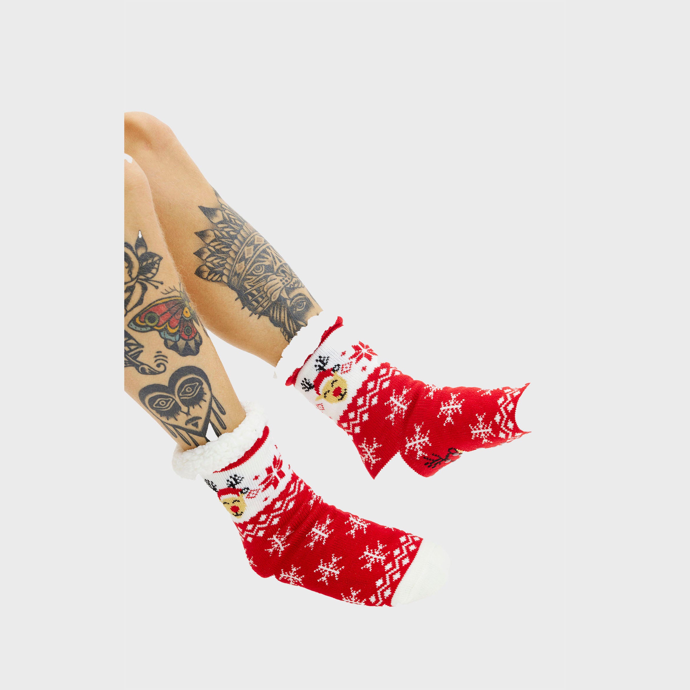 Elegante rensdyr julesokker