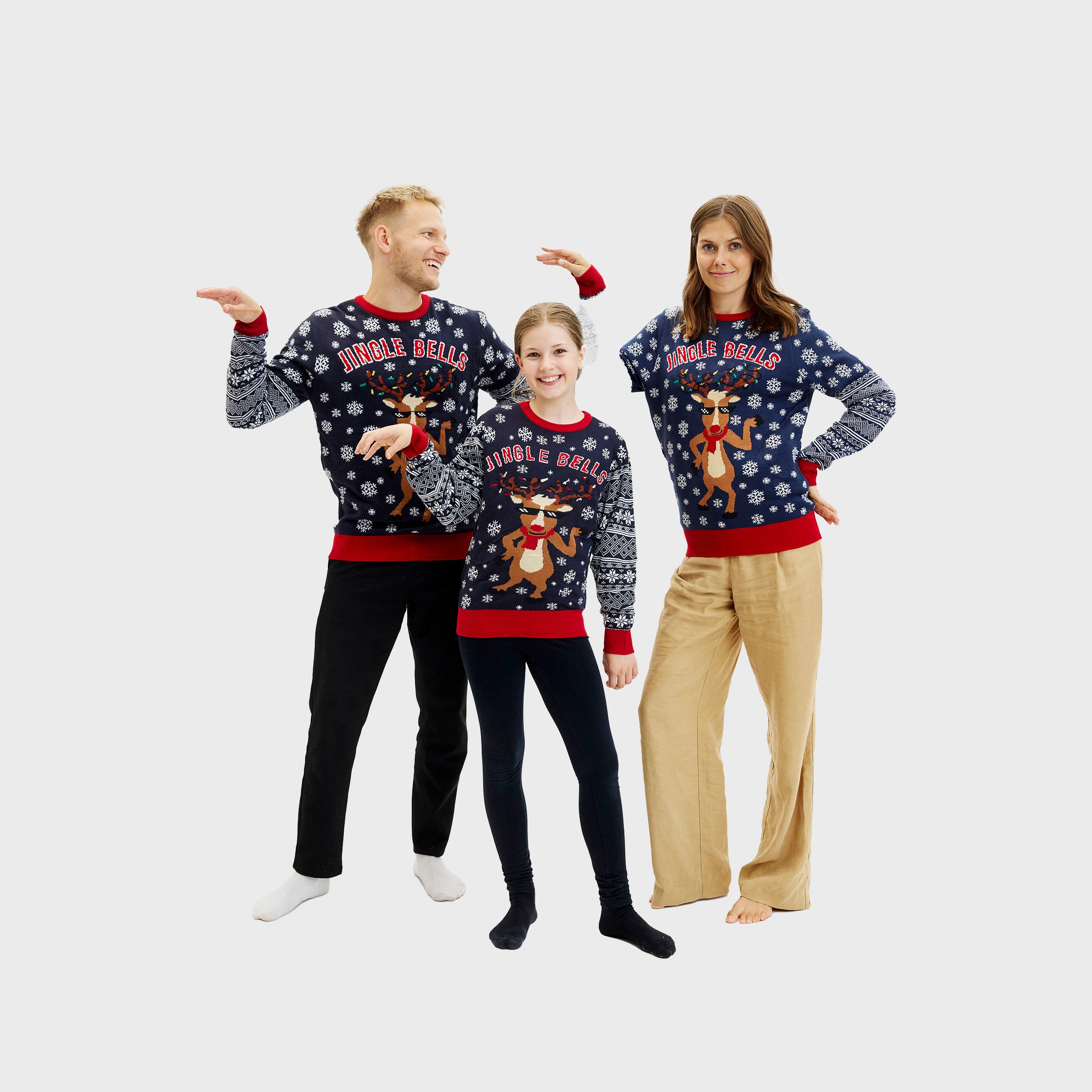 Jingle Bells Julesweateren - Dame