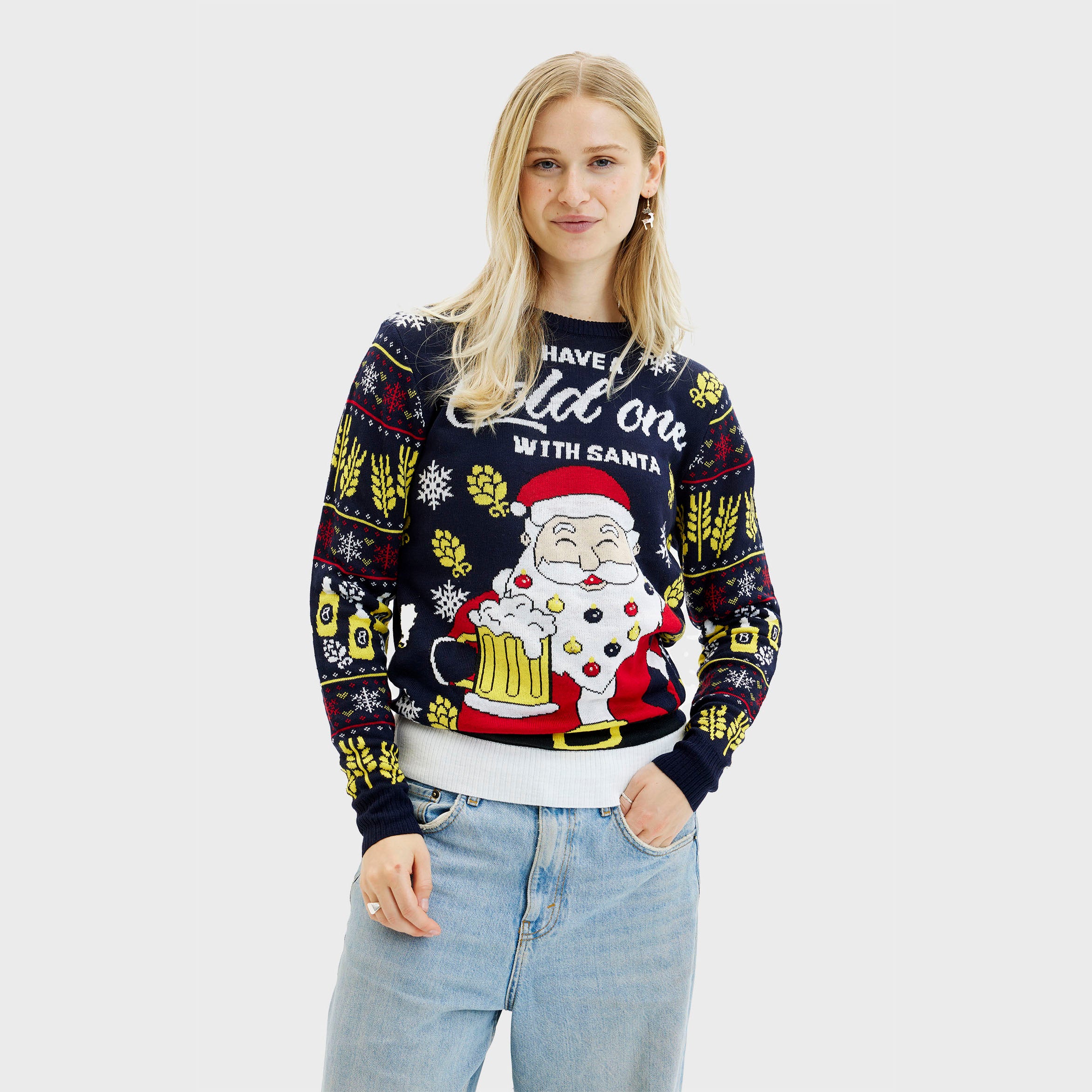 Have A Cold One With Santa - Dame