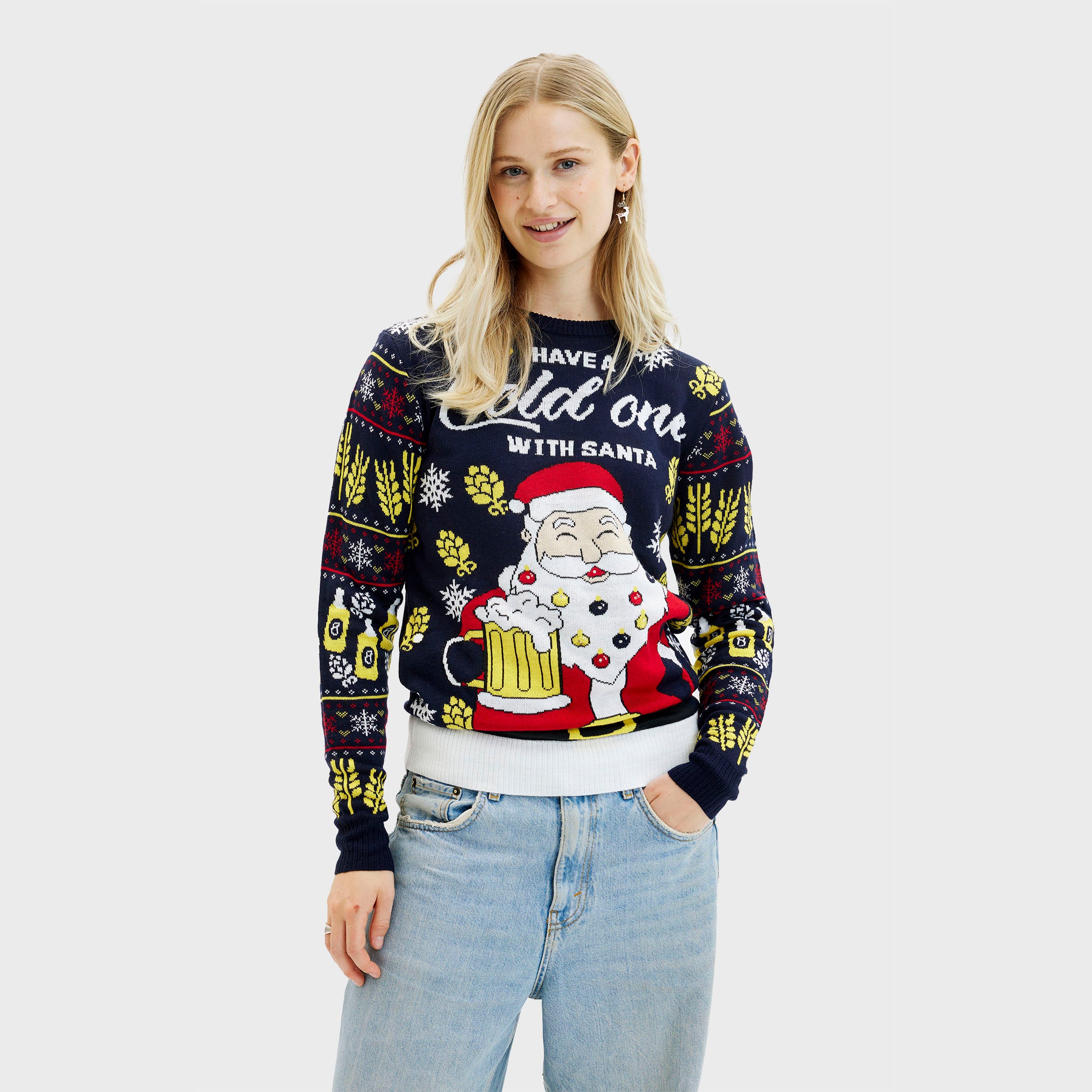 Have A Cold One With Santa - Dame