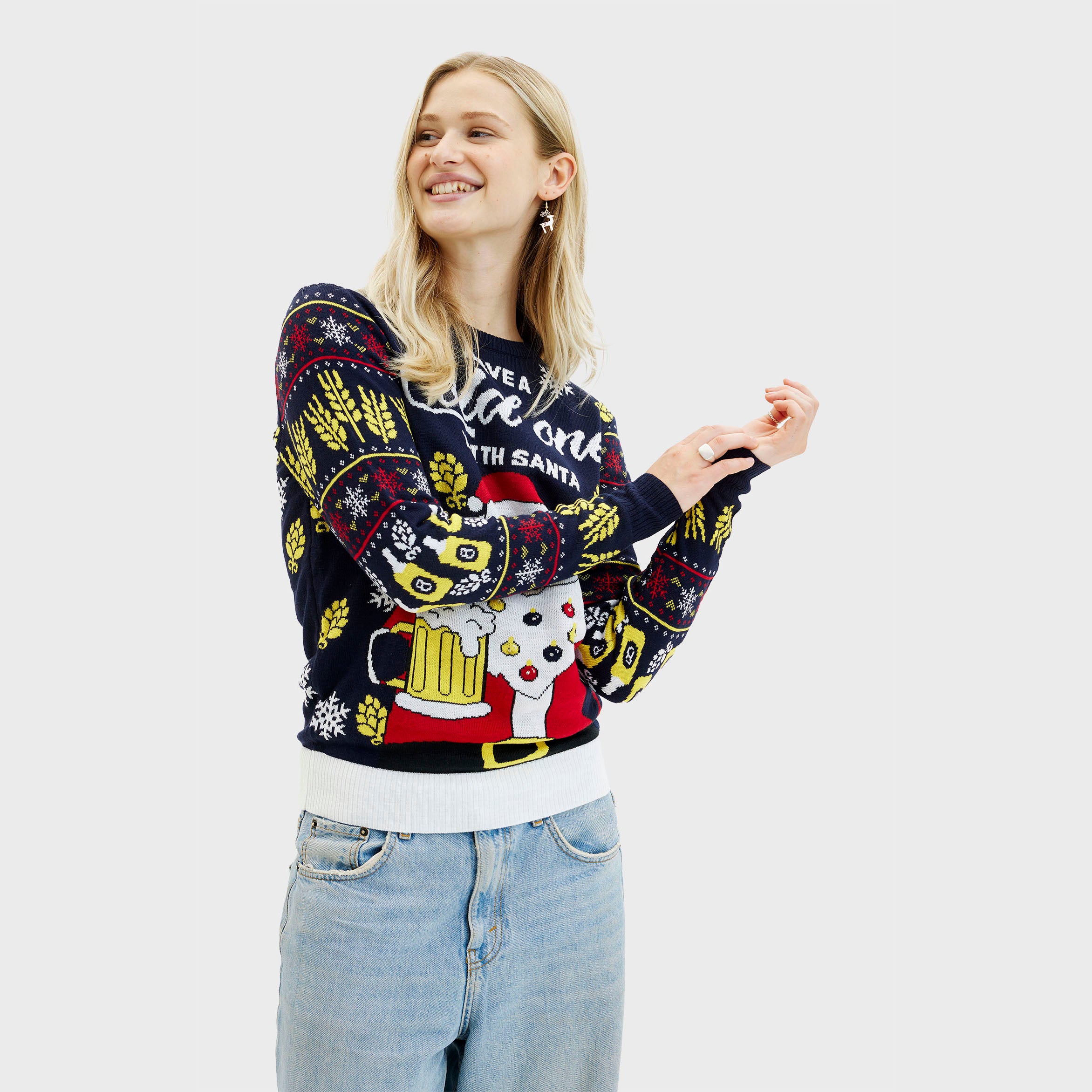 Have A Cold One With Santa - Dame