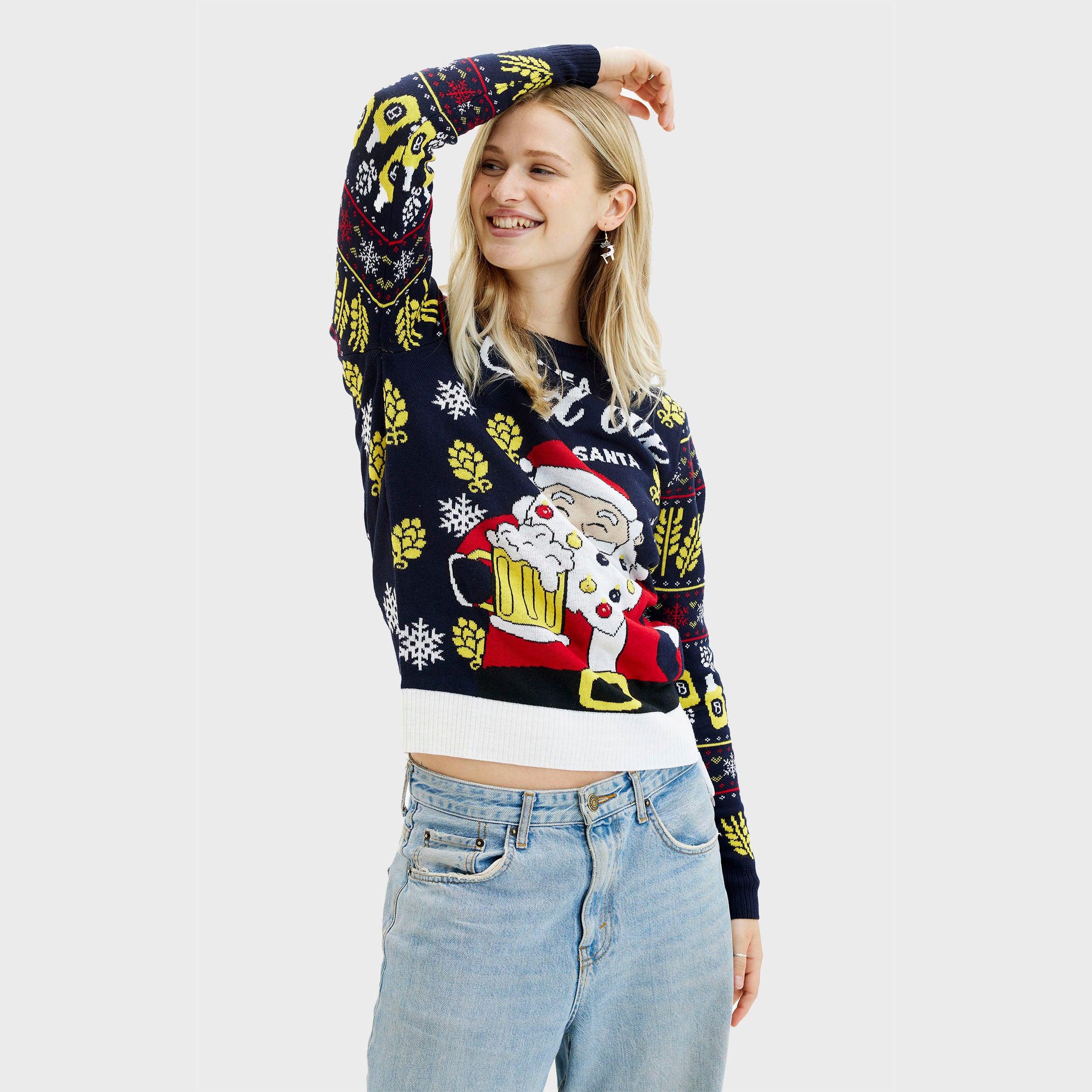 Have A Cold One With Santa - Dame