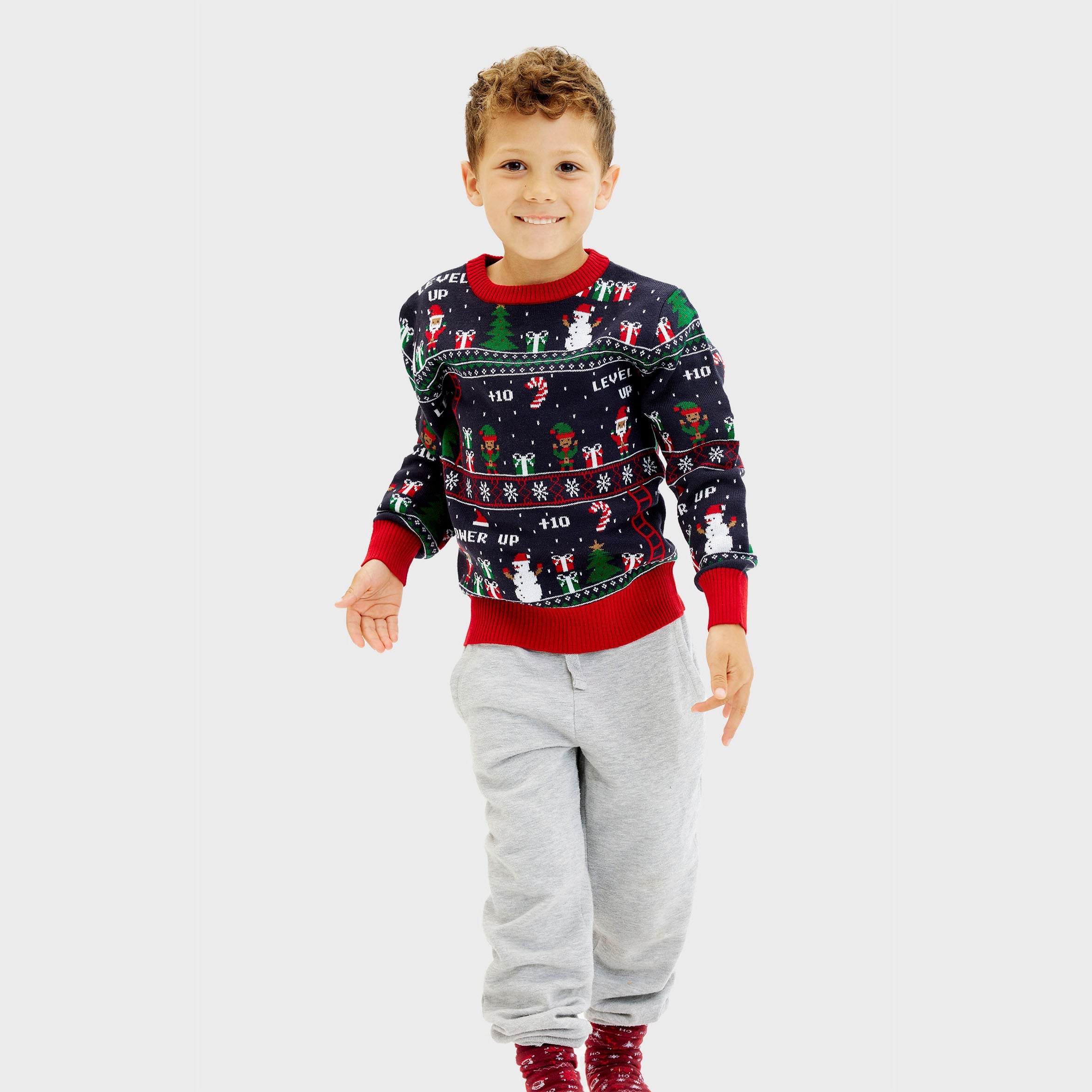 Vintage gamer julesweater - Barn