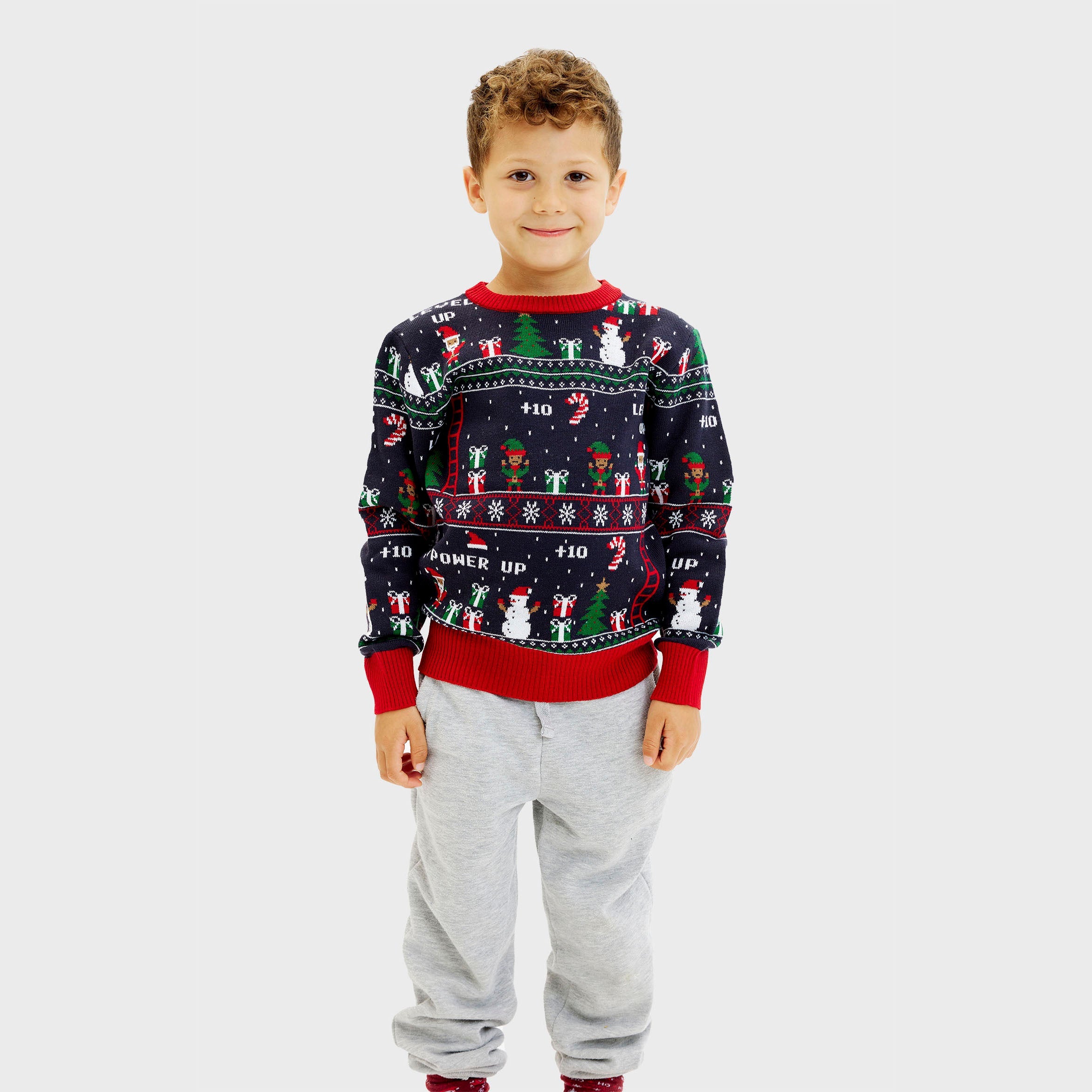 Vintage gamer julesweater - Barn