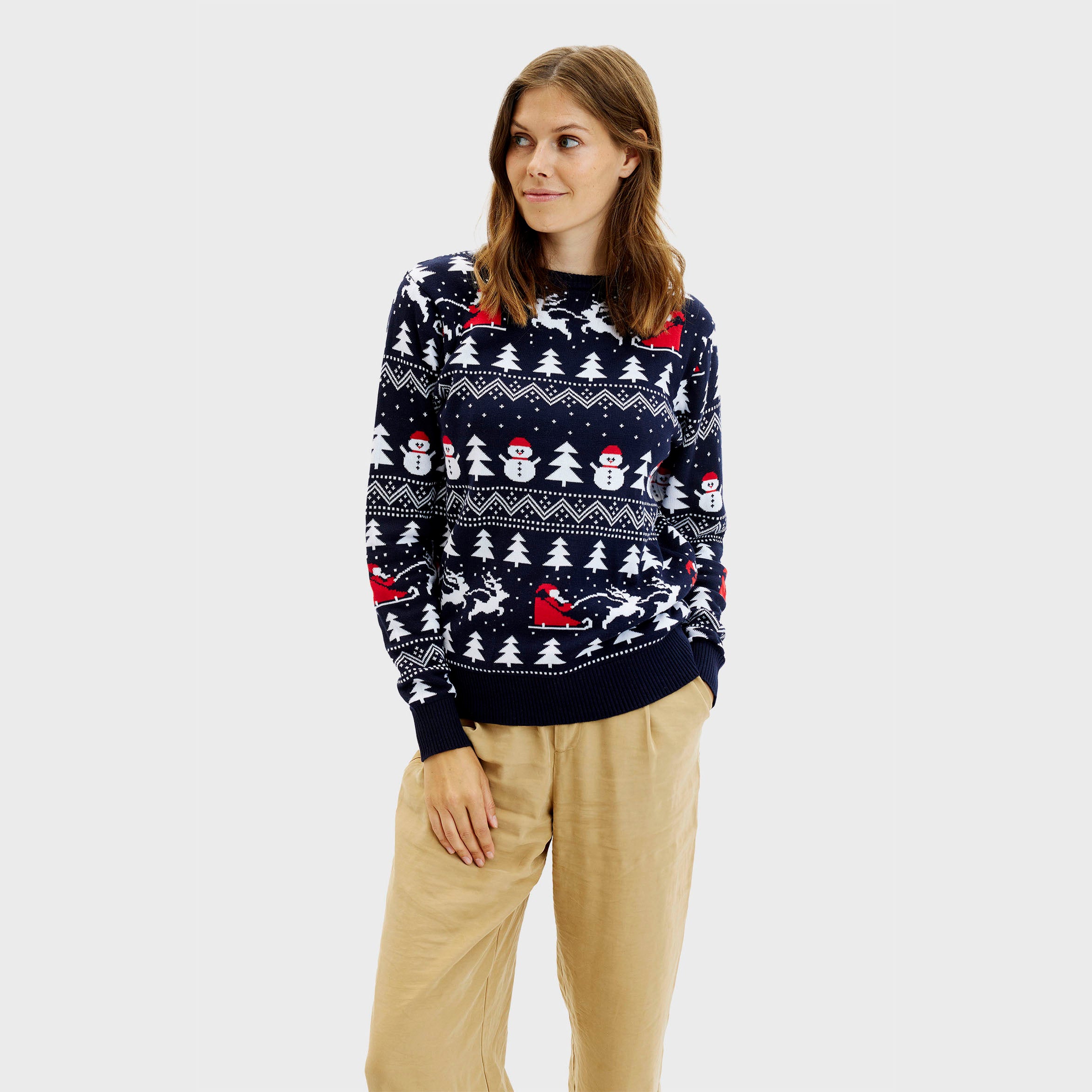 Den Stilede Julesweater - Dame.