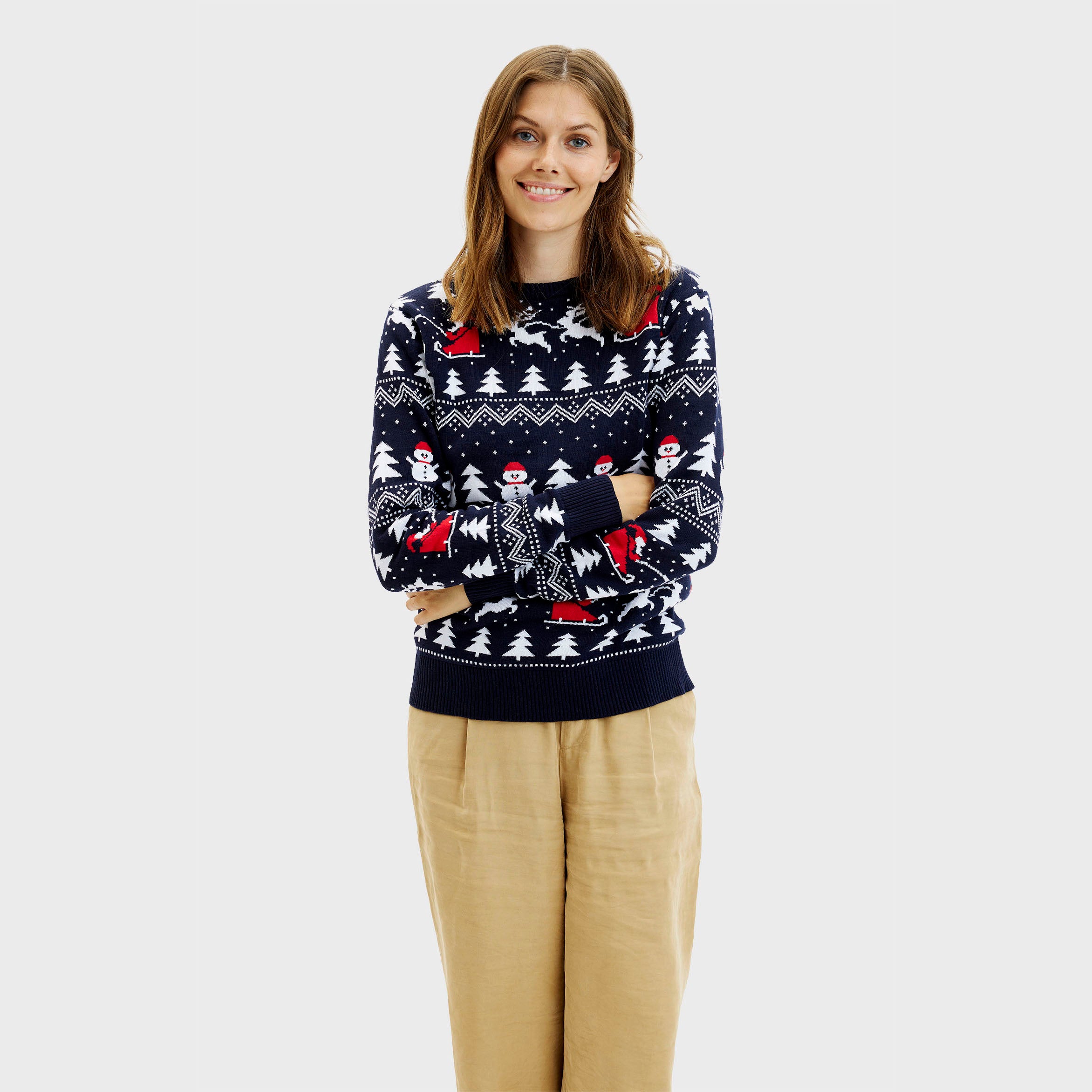 Den Stilede Julesweater - Dame.