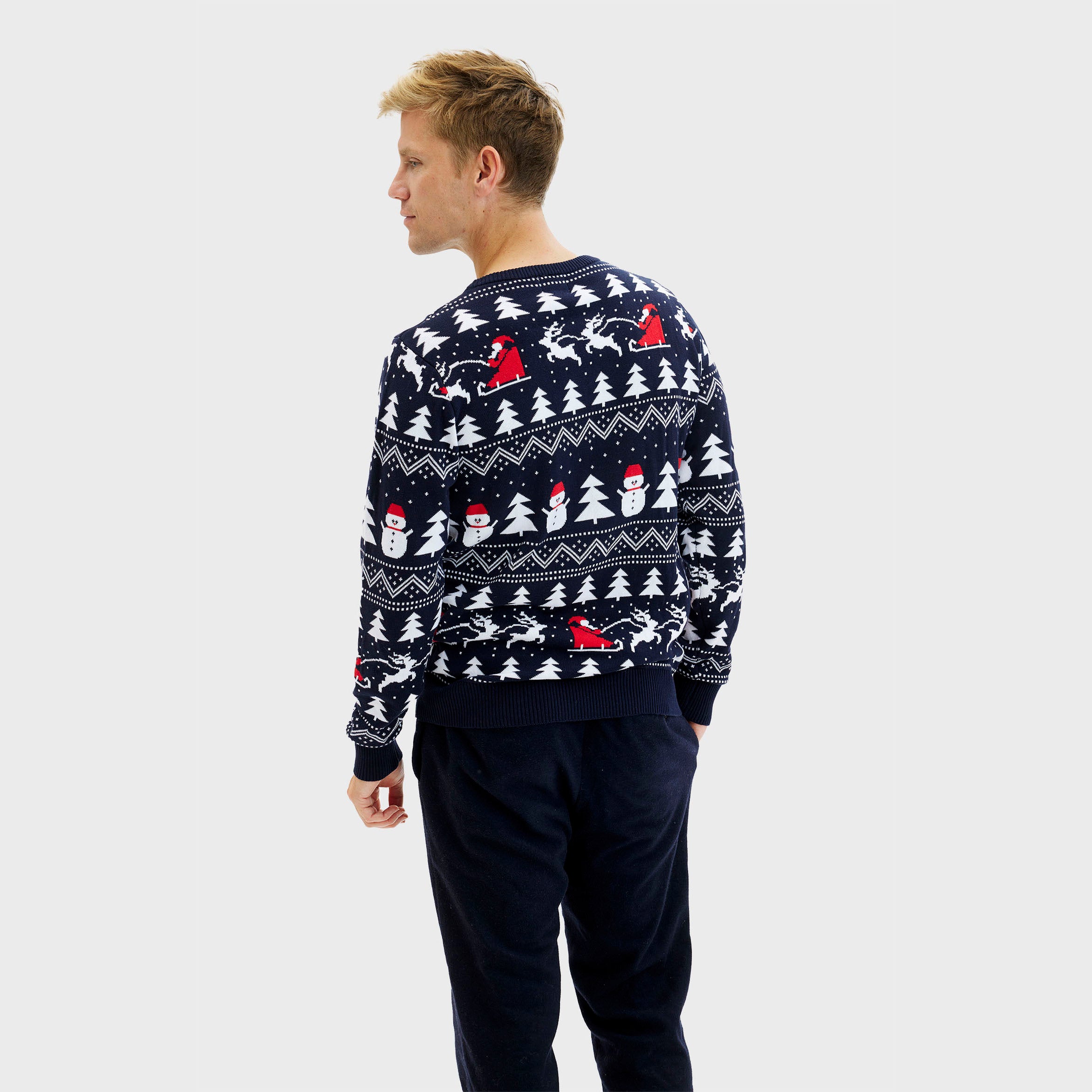 Den Stilede Julesweater - Herre.