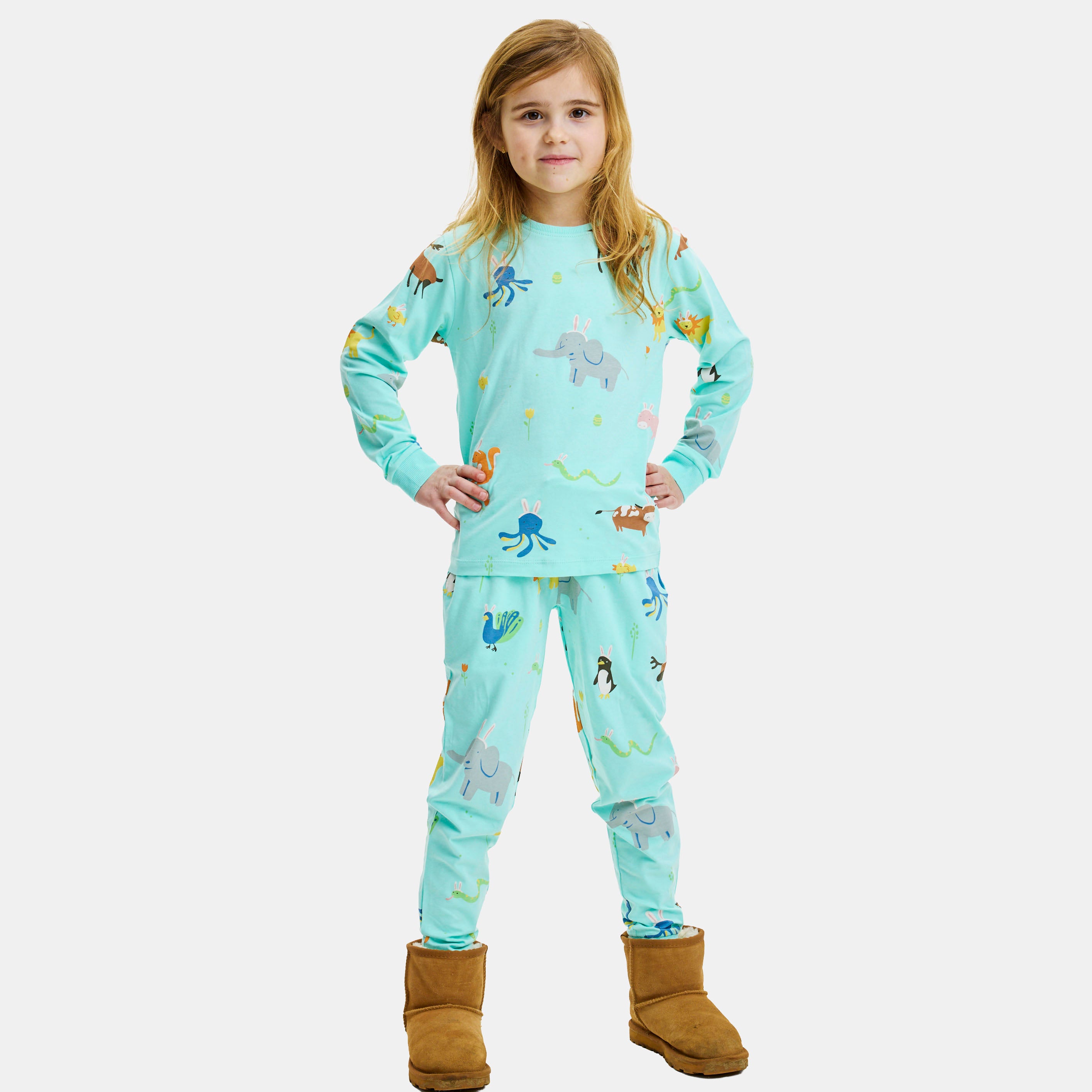 Falske kaniner pyjamas - Barn.