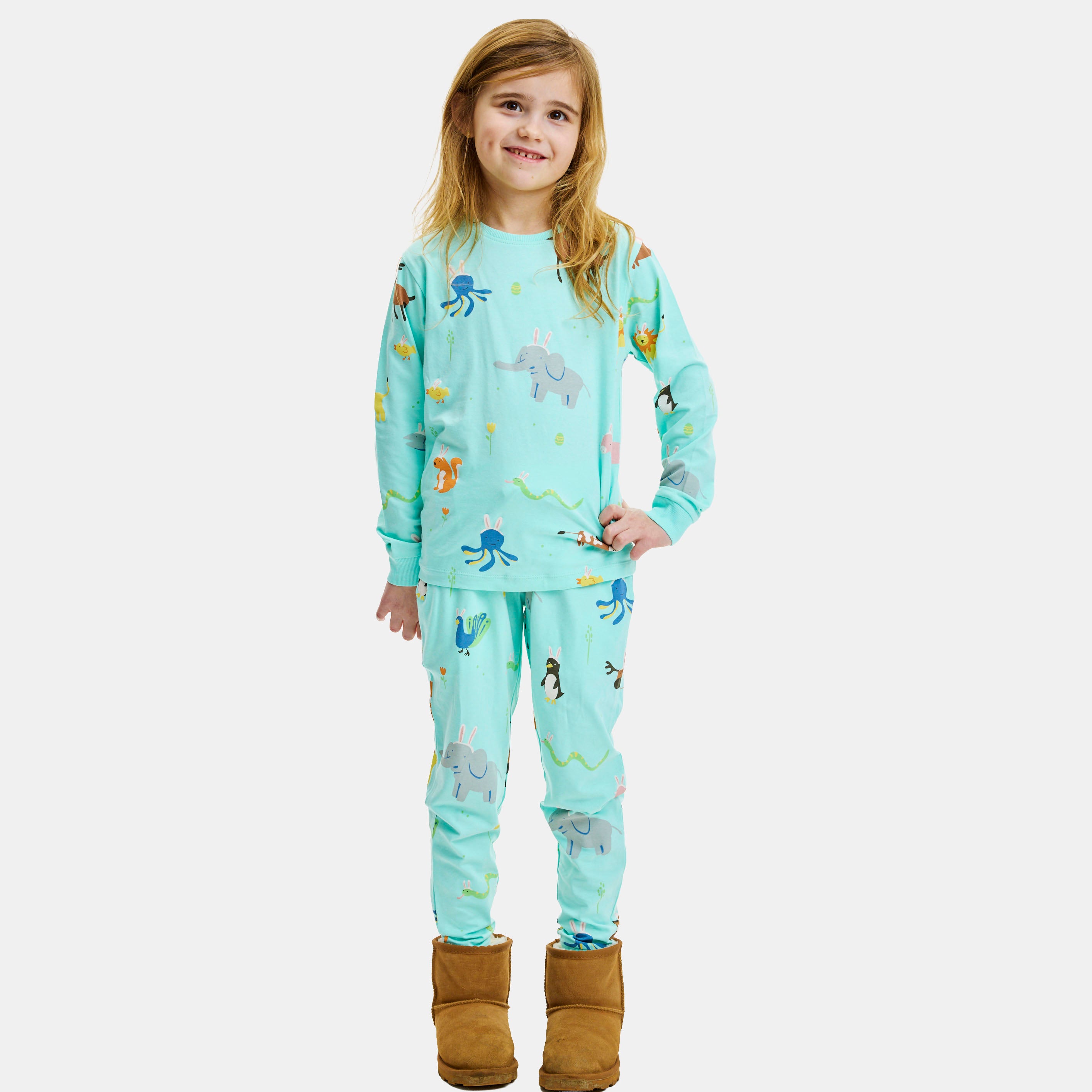 Falske kaniner pyjamas - Barn.