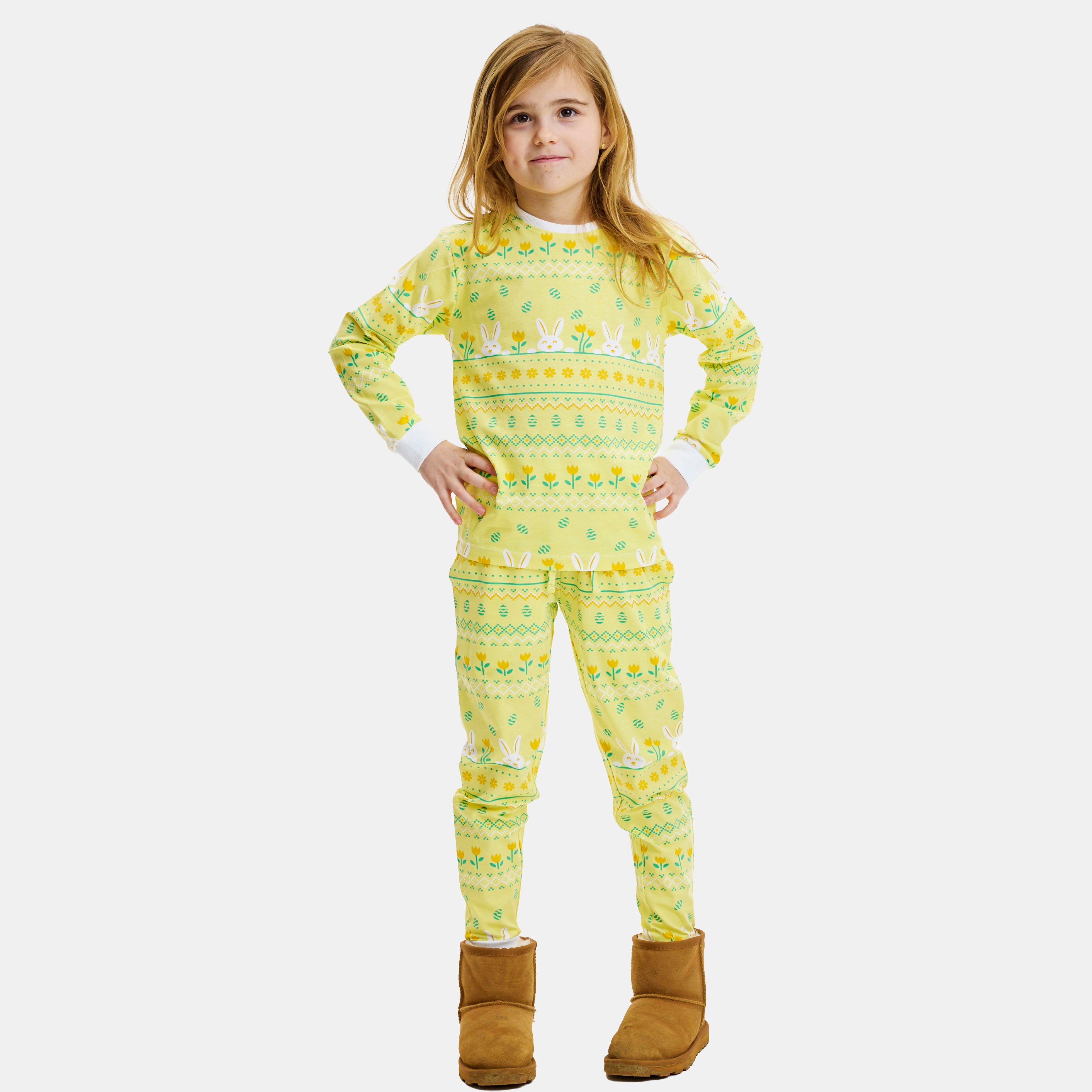 Elegant kanin påskepyjamas - Barn.