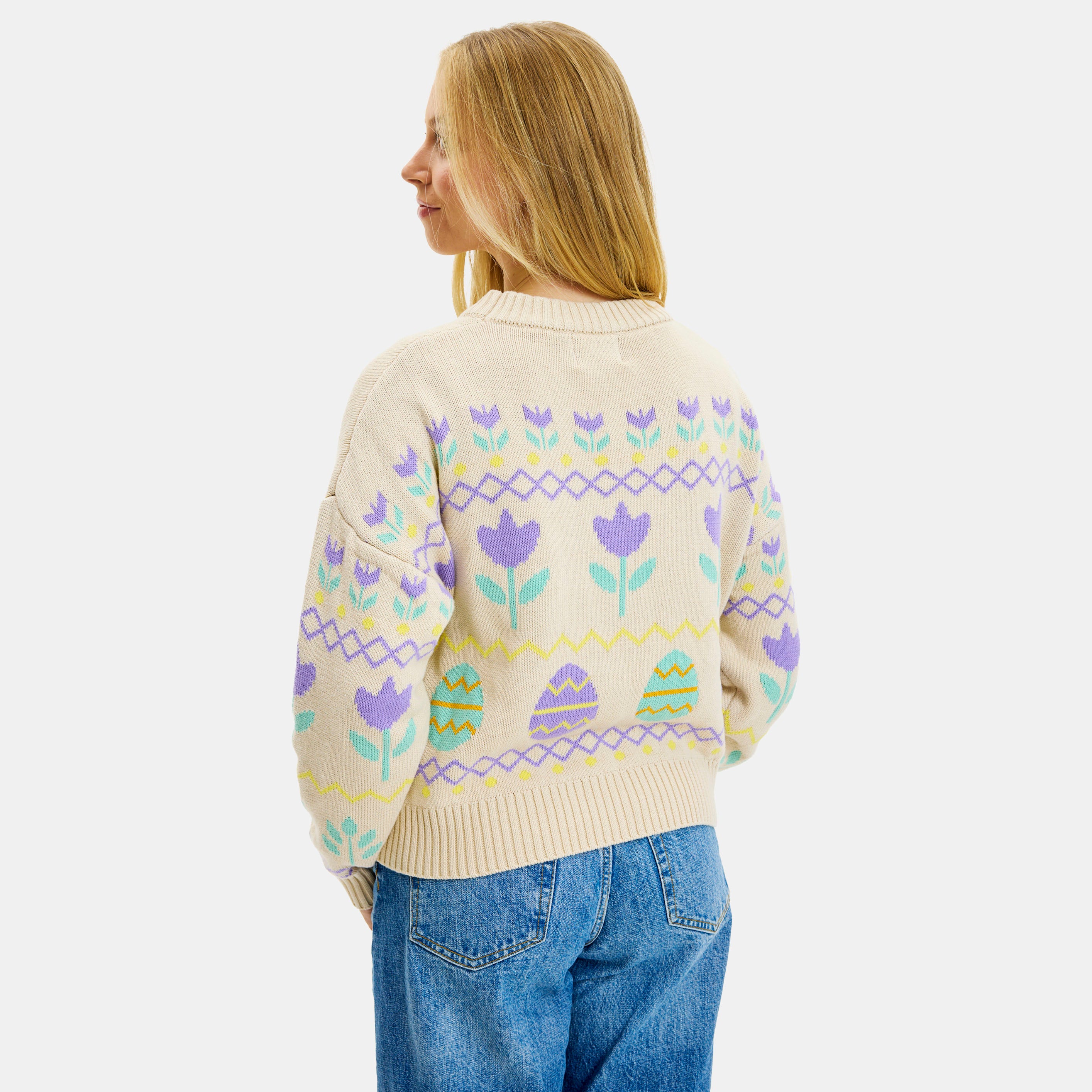 Den hyggelige påskesweater - Dame