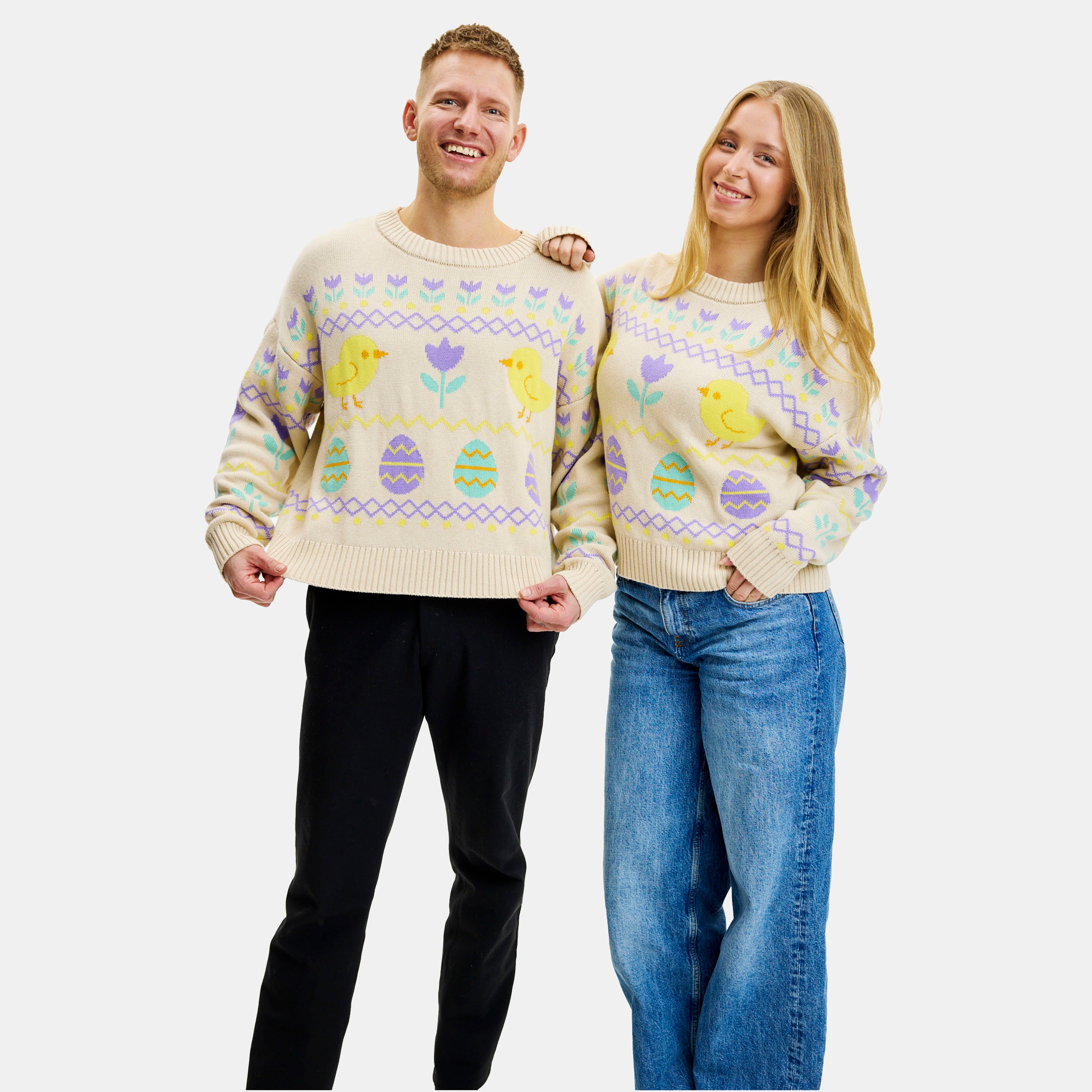 Den hyggelige påskesweater - Dame