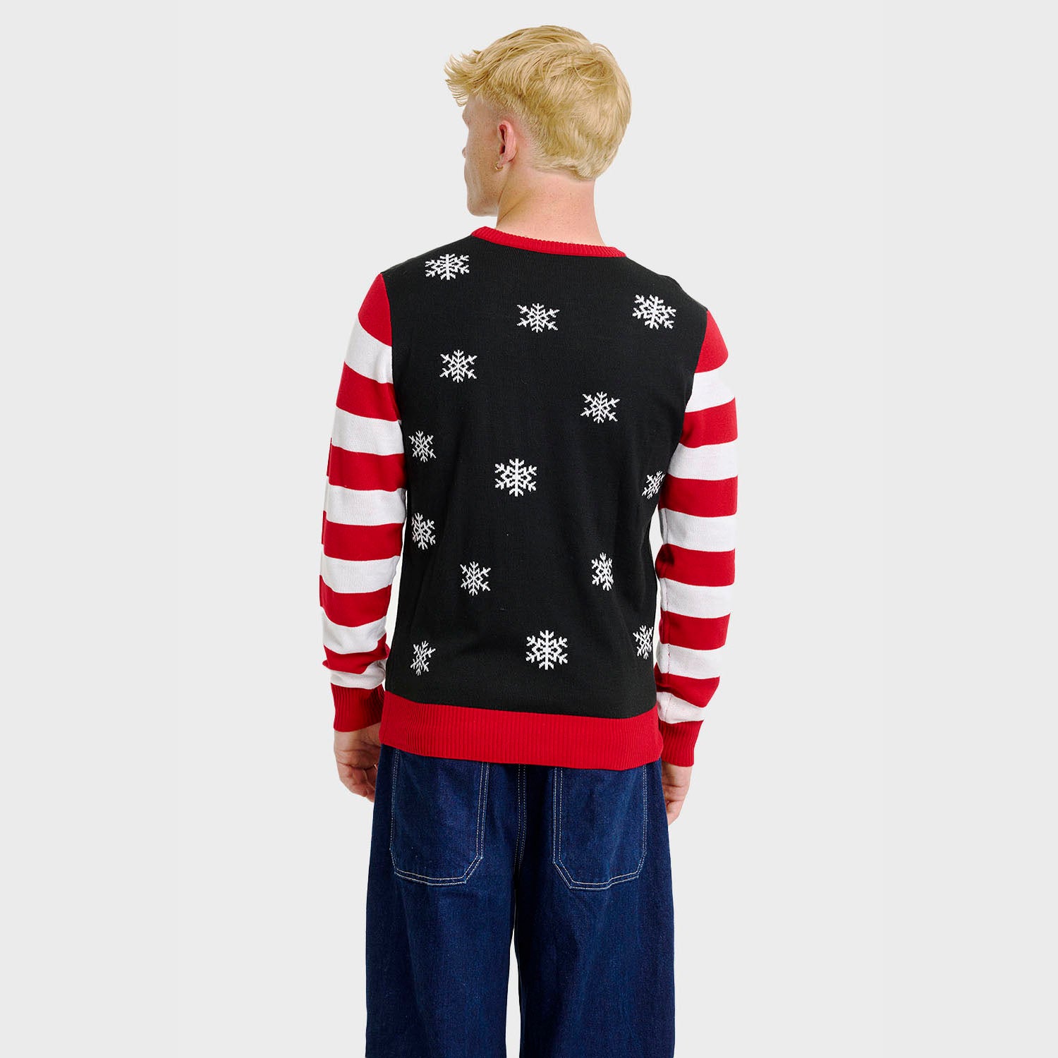 Candy cane julesweater - Herre