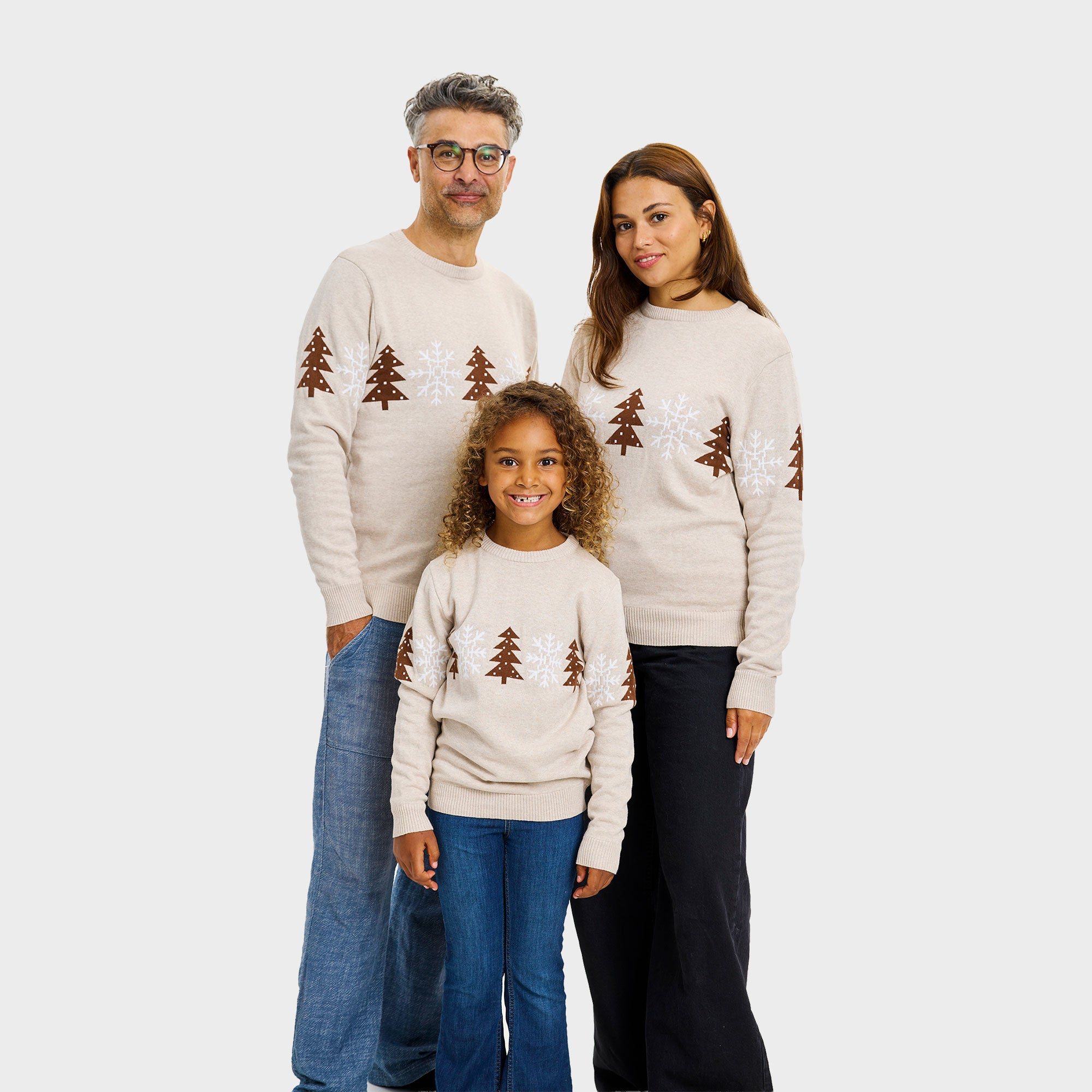 Den beige vintersweater - Barn.