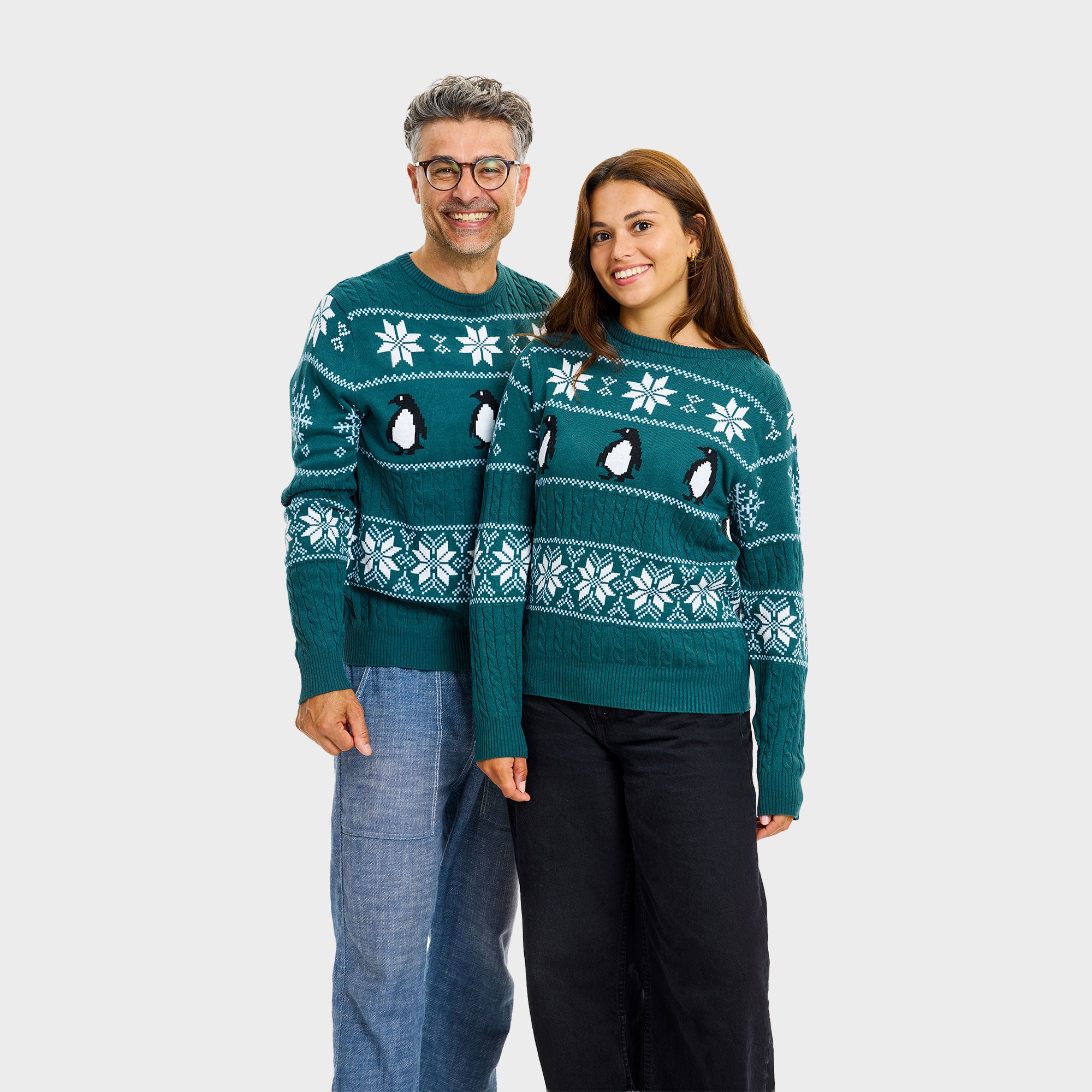 Pingvinens julesweater - Dame