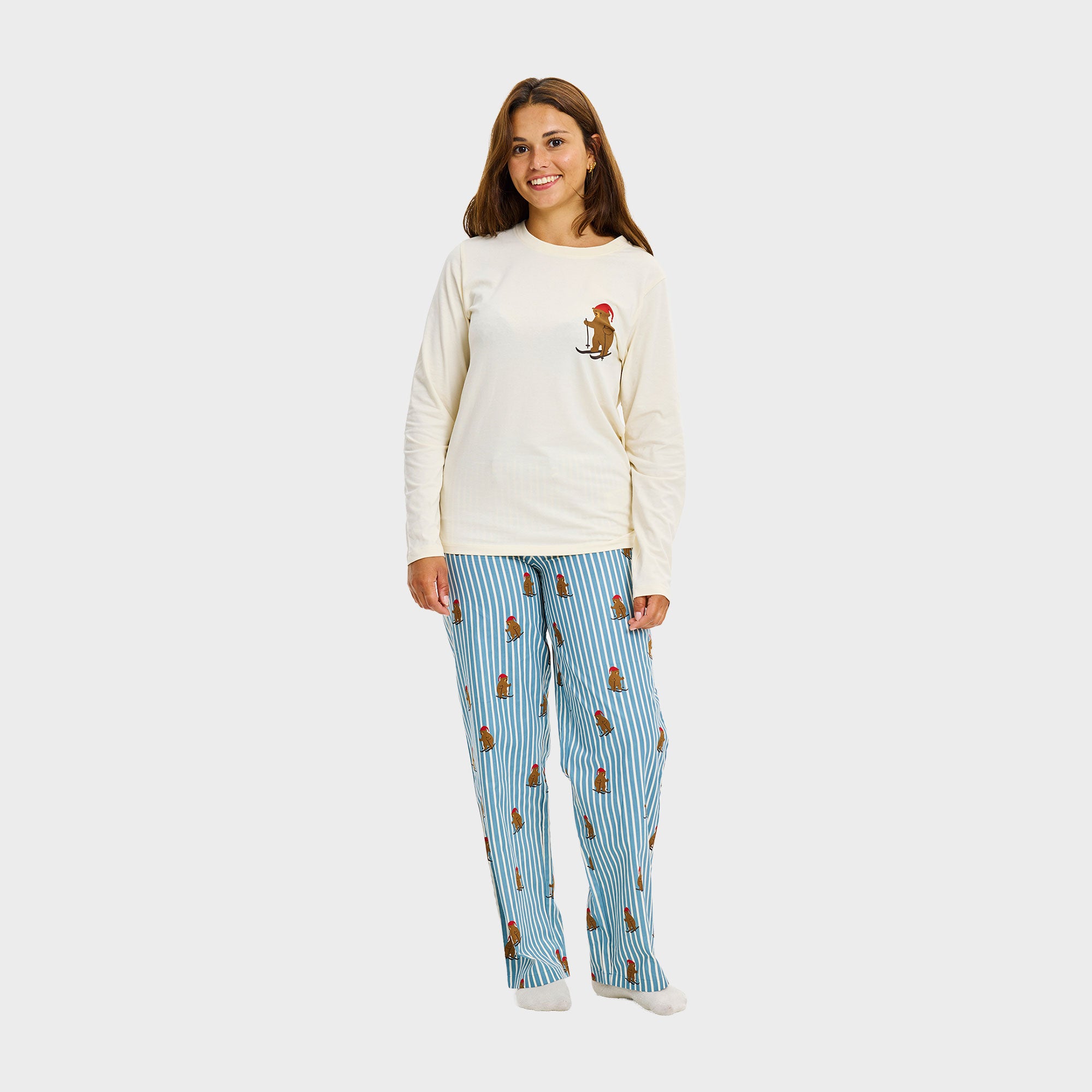 Bjørnens julepyjamas - Dame.