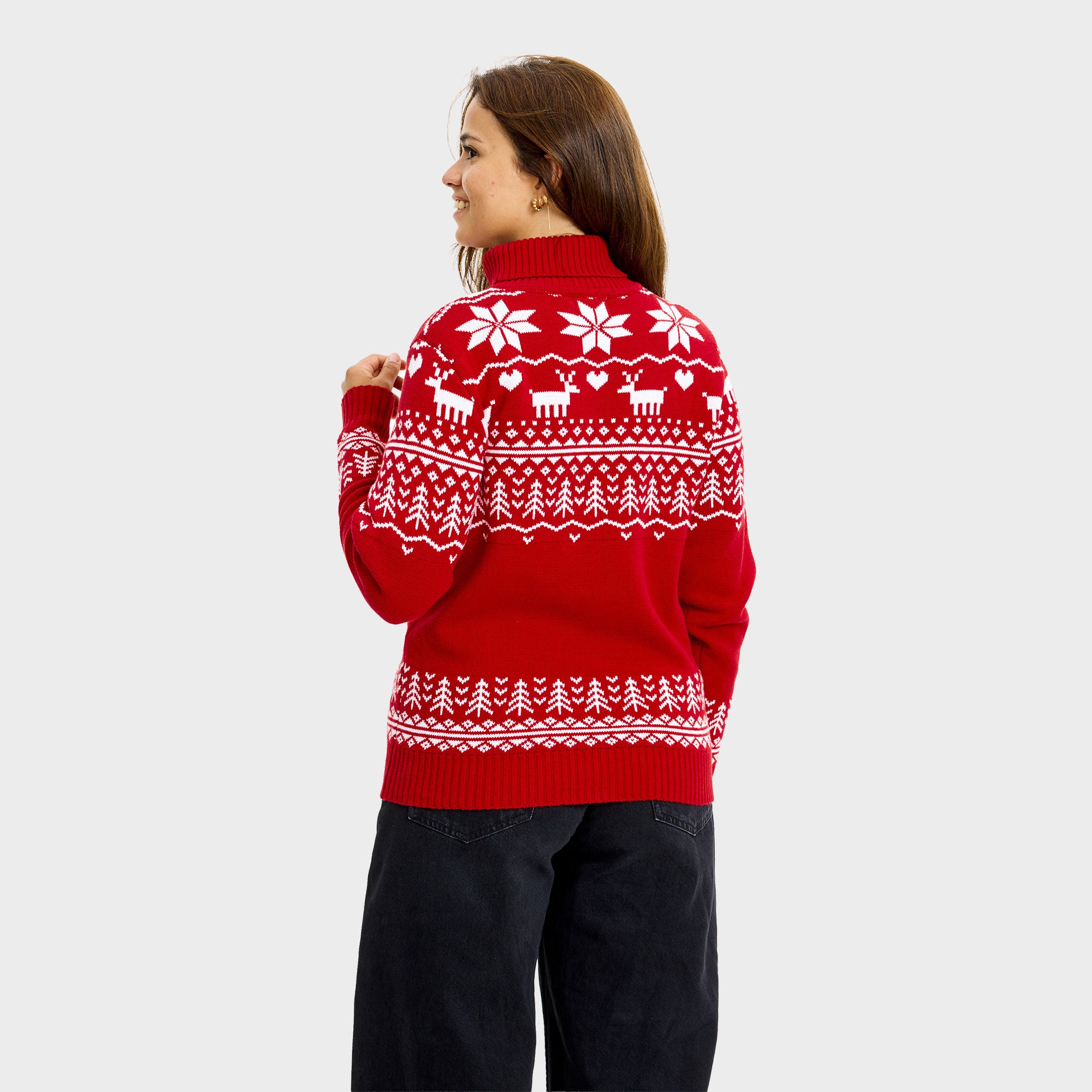 The greenlandish juleturtleneck - Dame.