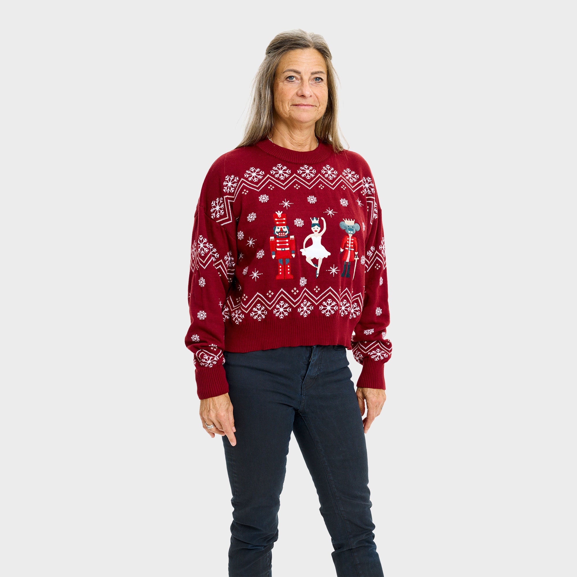 Nutcrackerish julesweater - Dame