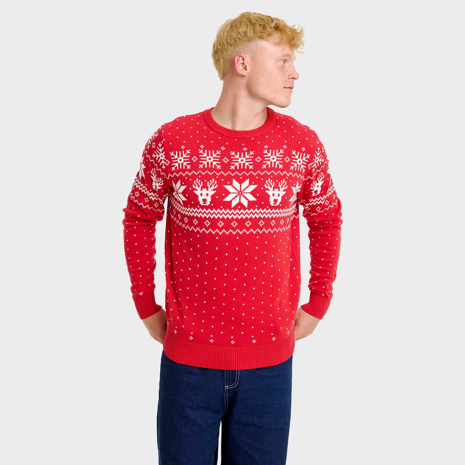 Den skandinaviske julesweater - Herre.
