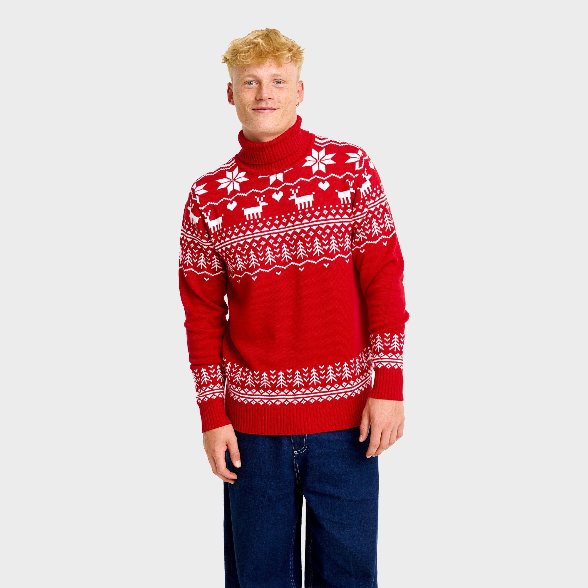The greenlandish juleturtleneck - Herre.