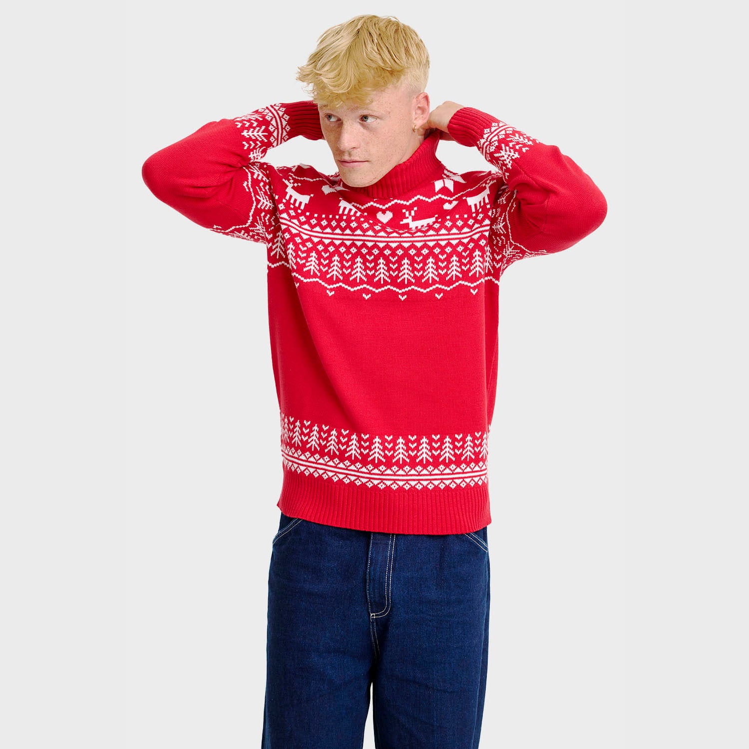 The greenlandish juleturtleneck - Herre.