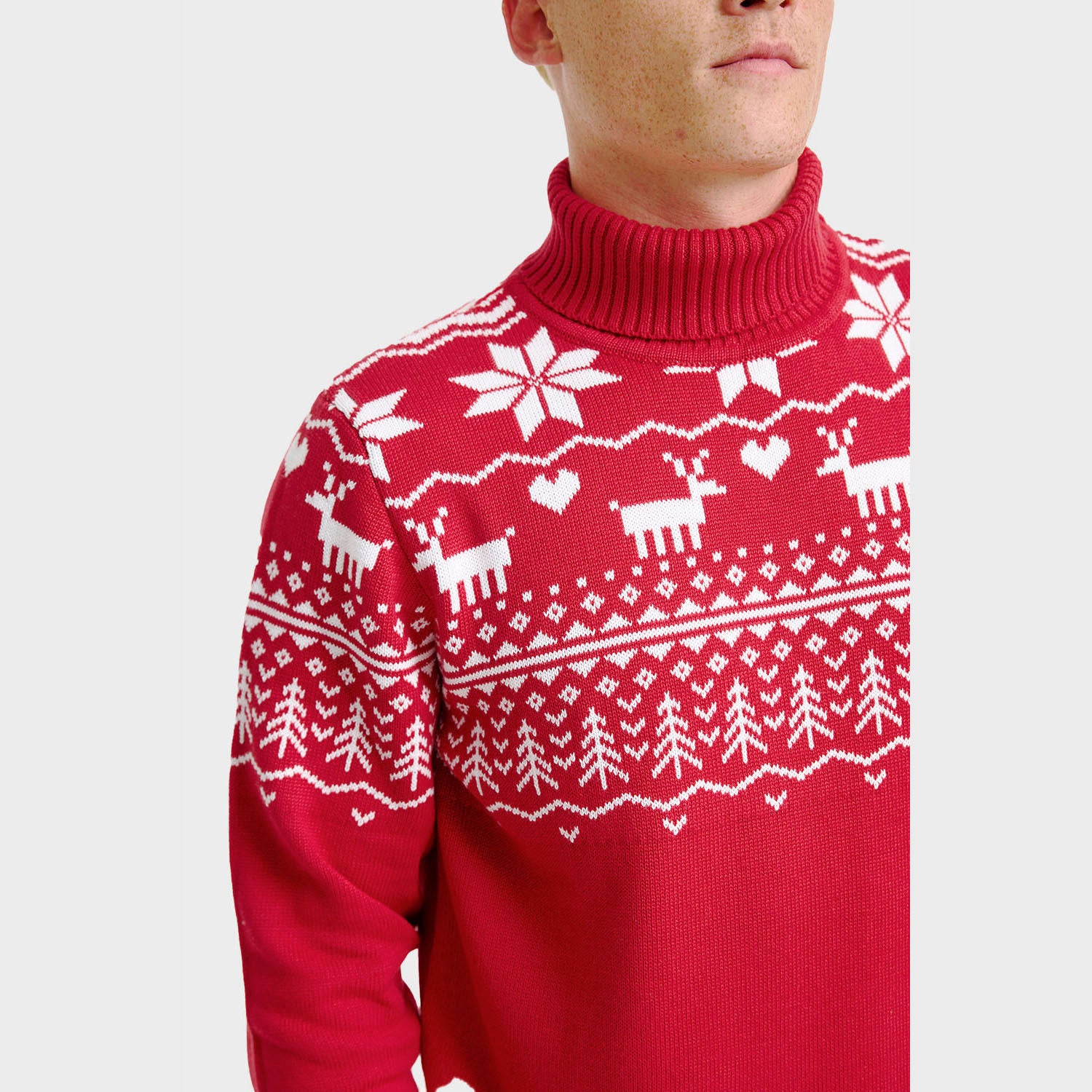 The greenlandish juleturtleneck - Herre.