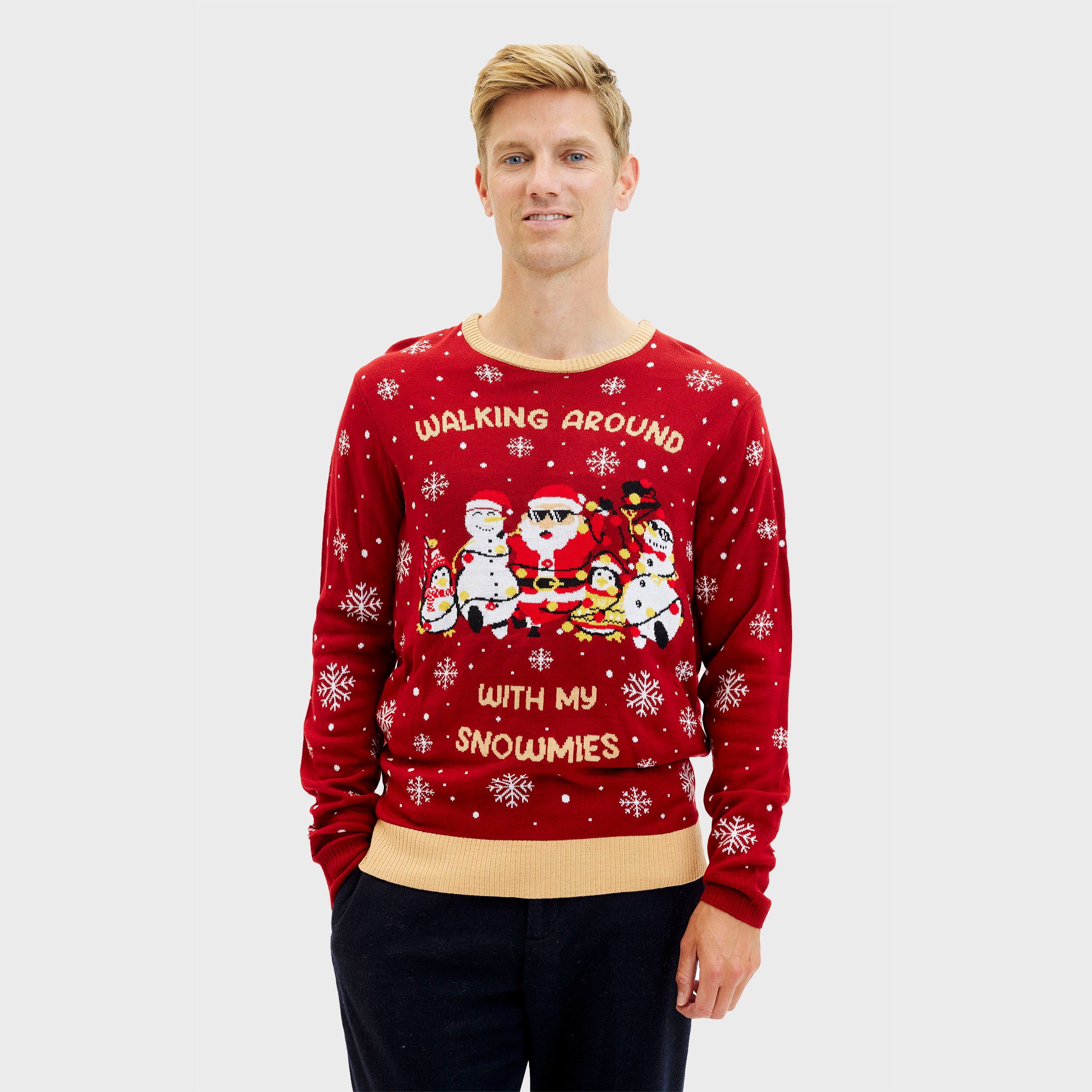 Walking Around With My Snowmies LED - Herre