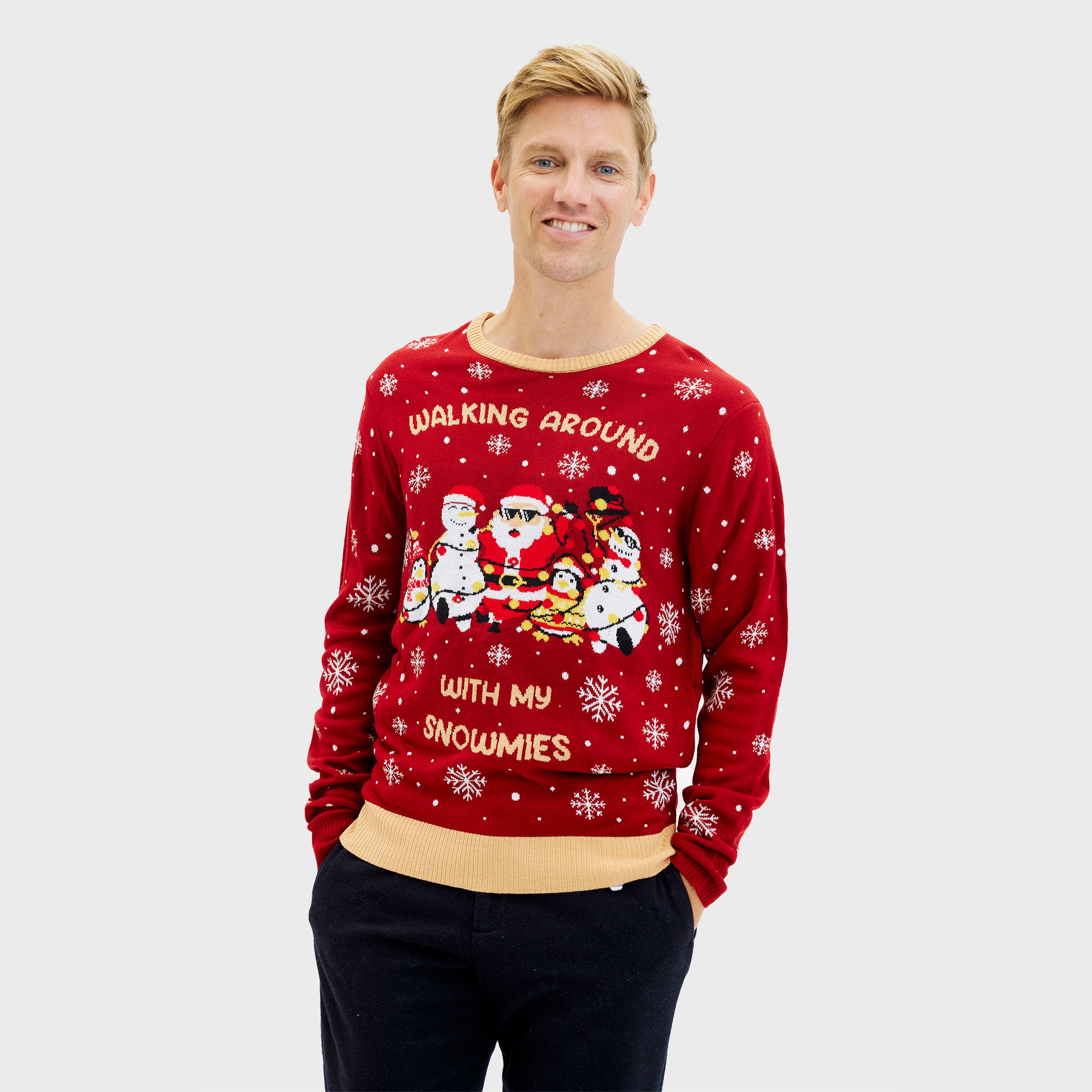 Walking Around With My Snowmies LED - Herre