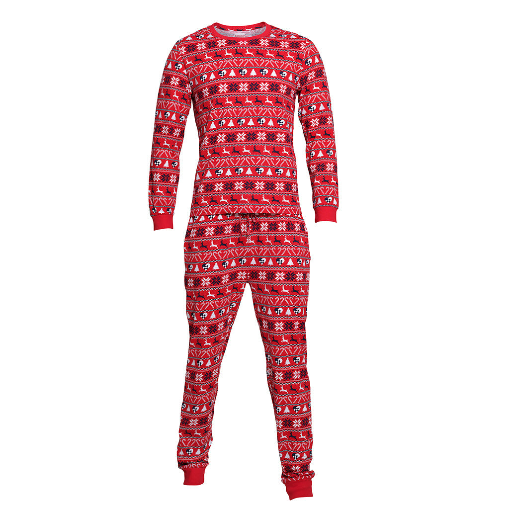 Et par røde julepyjamas.