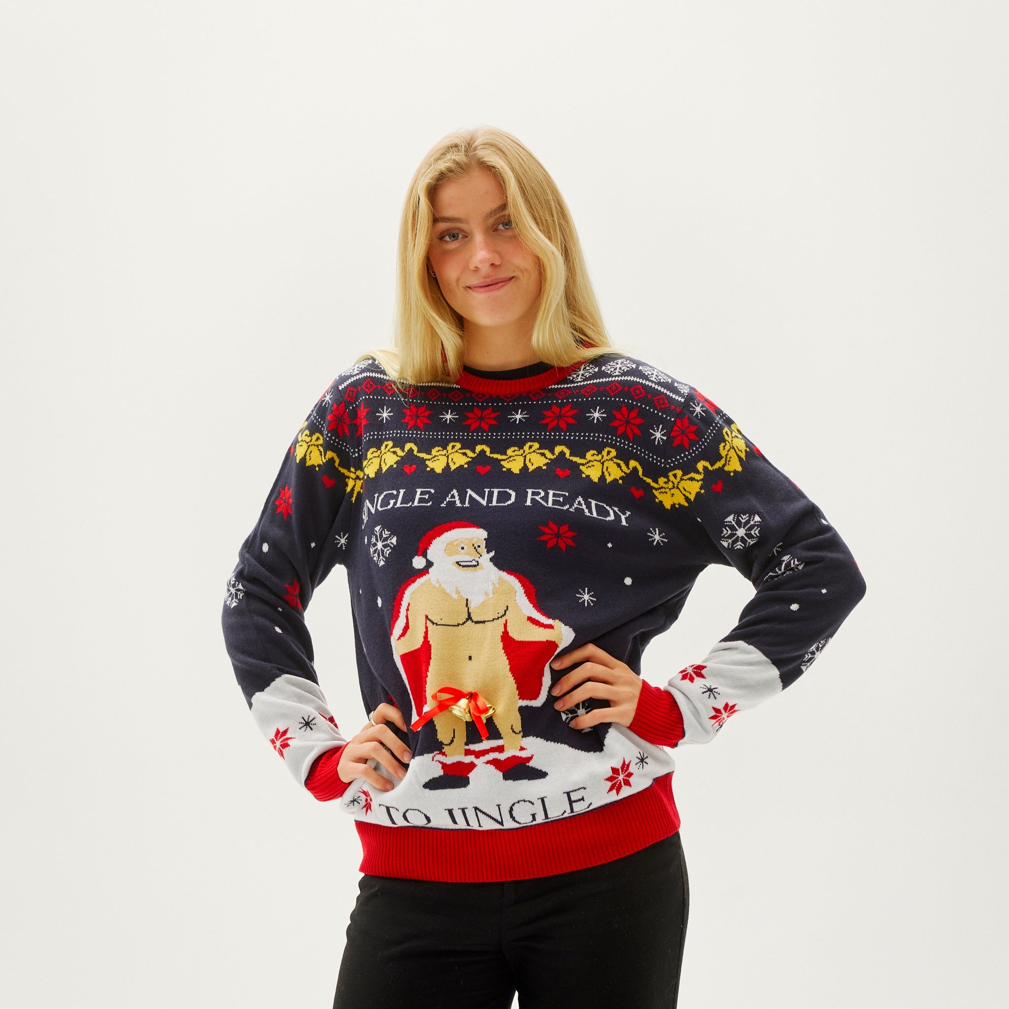 The Single and Ready to Jingle Sweater - Dame